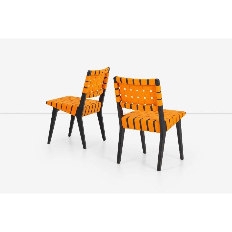 Lacquered Jens Risom Chairs for Knoll Associates 1954