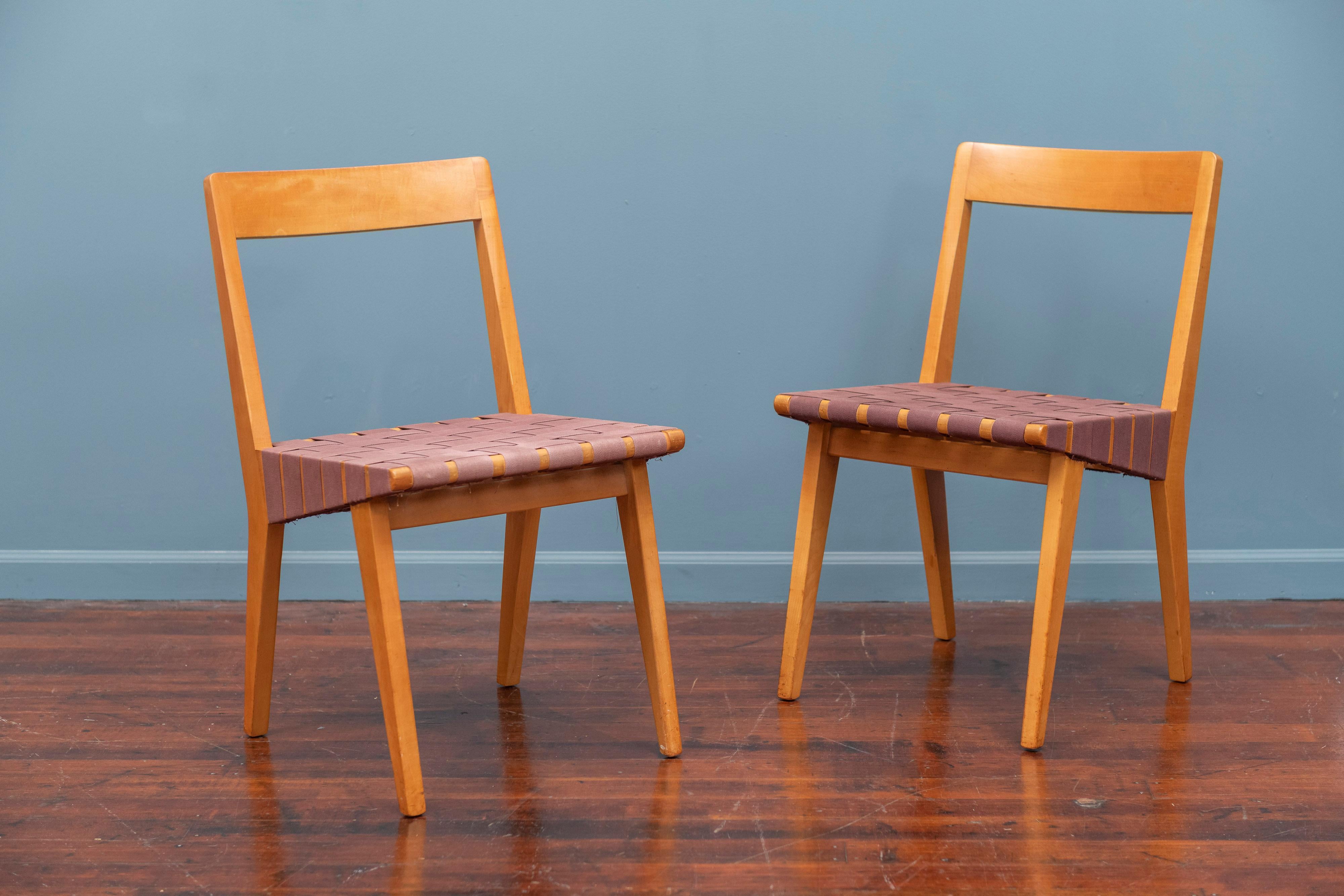 Mid-Century Modern Jens Risom Chairs for Knoll Associates, N.Y.