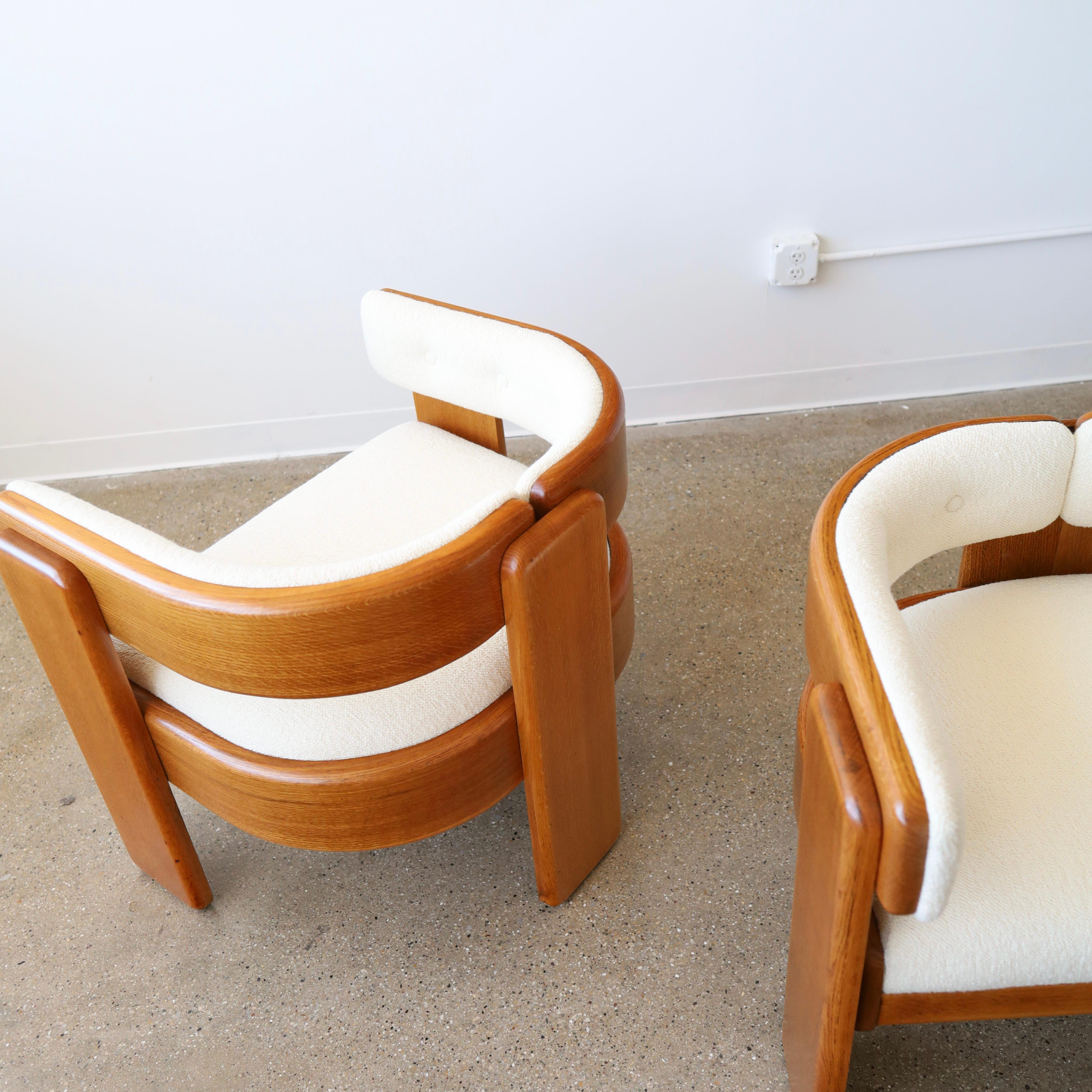 Mid-Century Modern Jens Risom Chairs for Marble c. 1960s, a pair