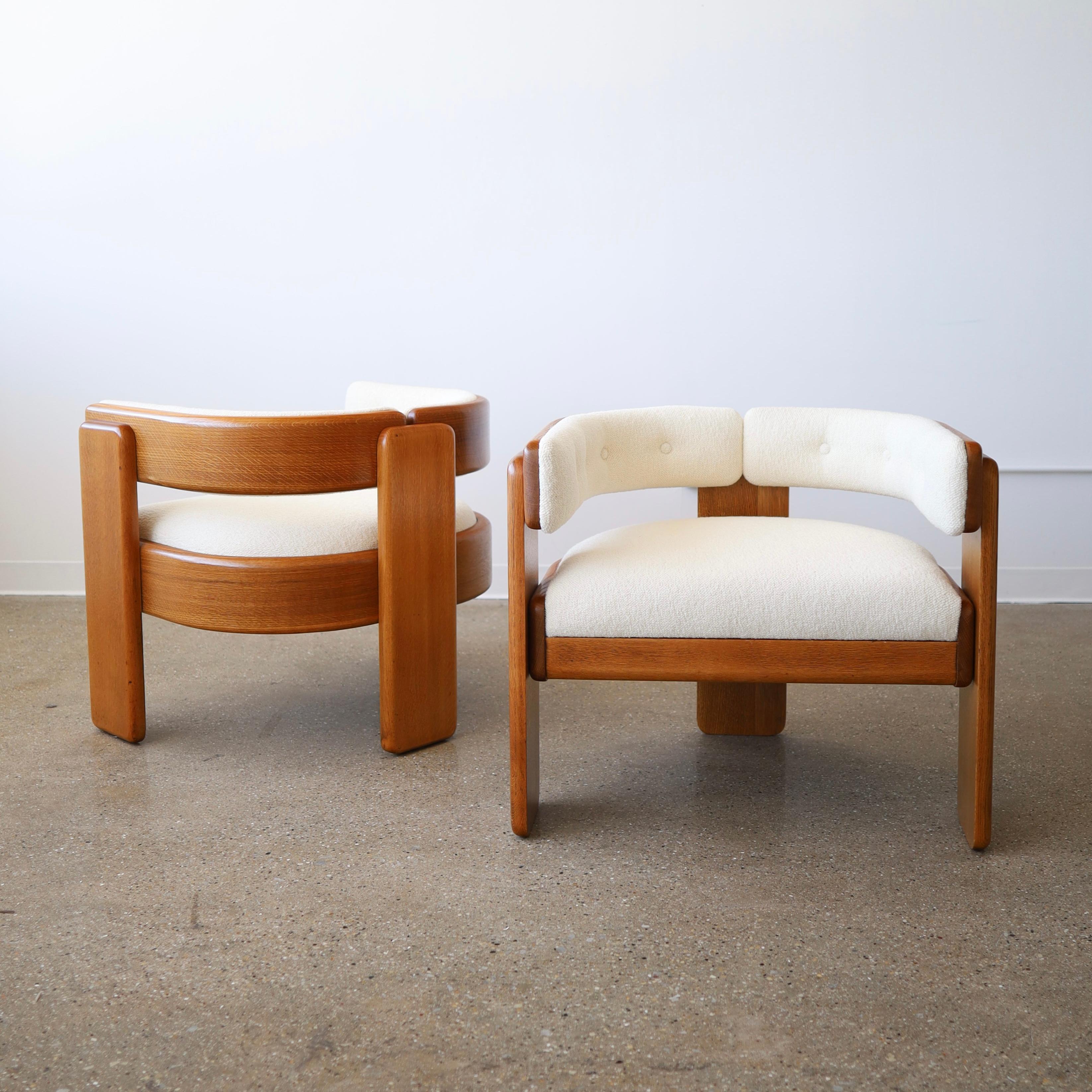 American Jens Risom Chairs for Marble c. 1960s, a pair
