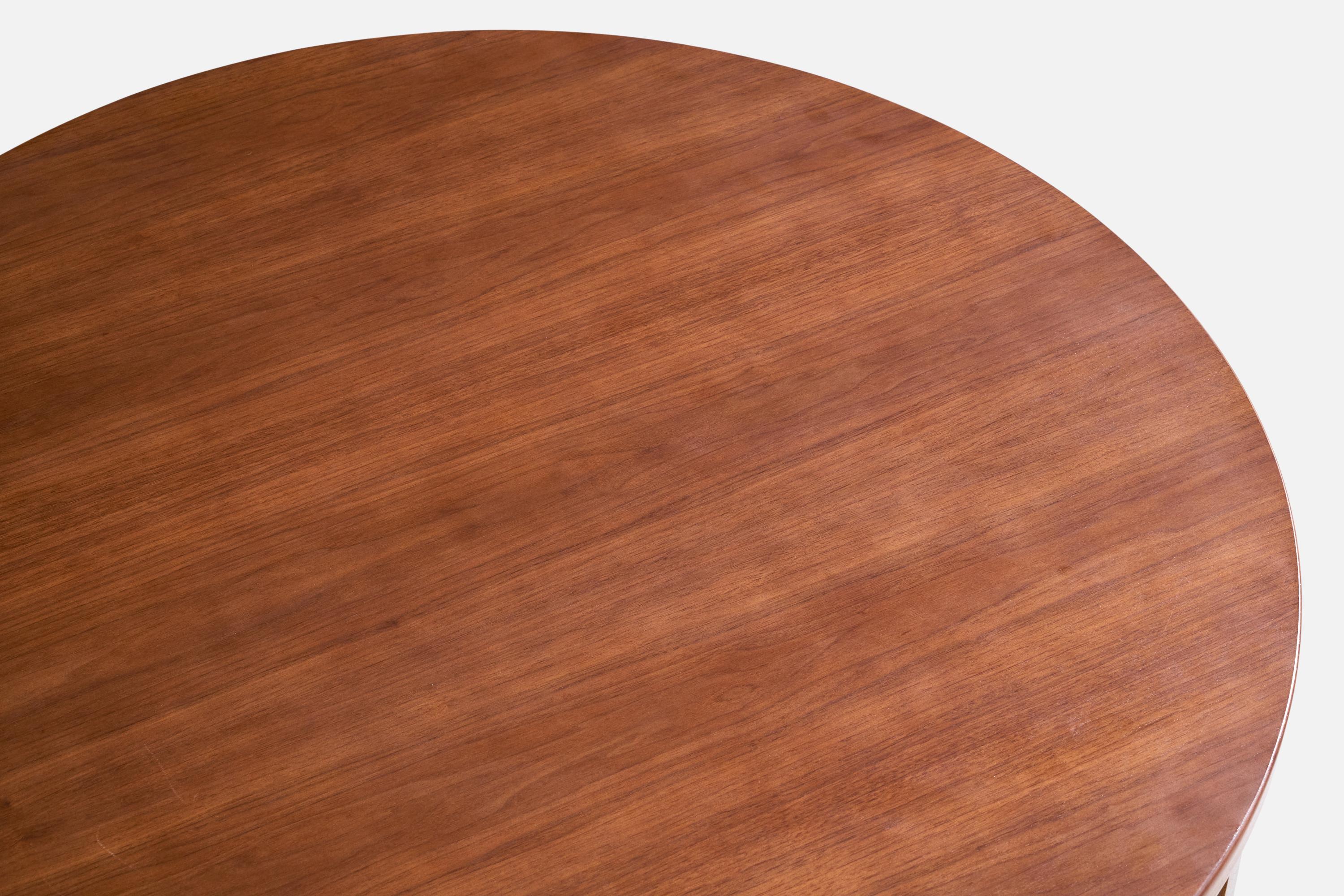 Jens Risom, table basse, noyer, États-Unis, années 1960 en vente 1