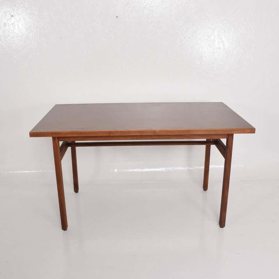 Mid-Century Modern 1950s Jens Risom Design Compact Walnut & Formica Writing Desk