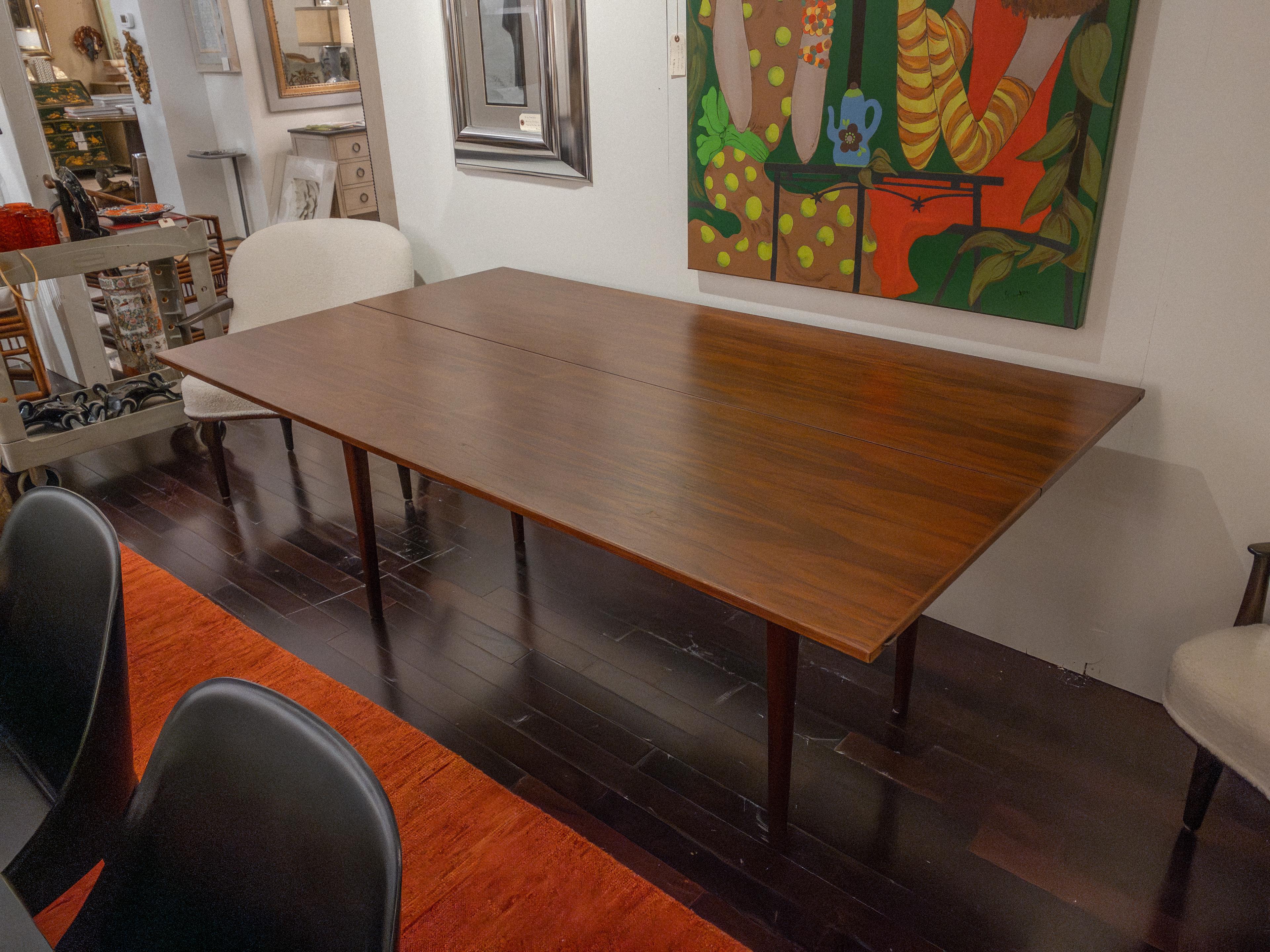 Jens Risom Convertible Dining Table or Console 9