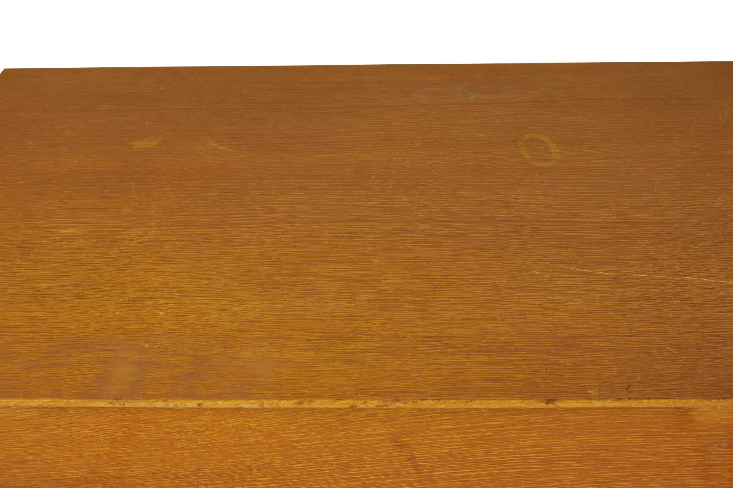 Jens Risom Danish Mid-Century Blond Oak 6-Drawer Dresser For Sale 4