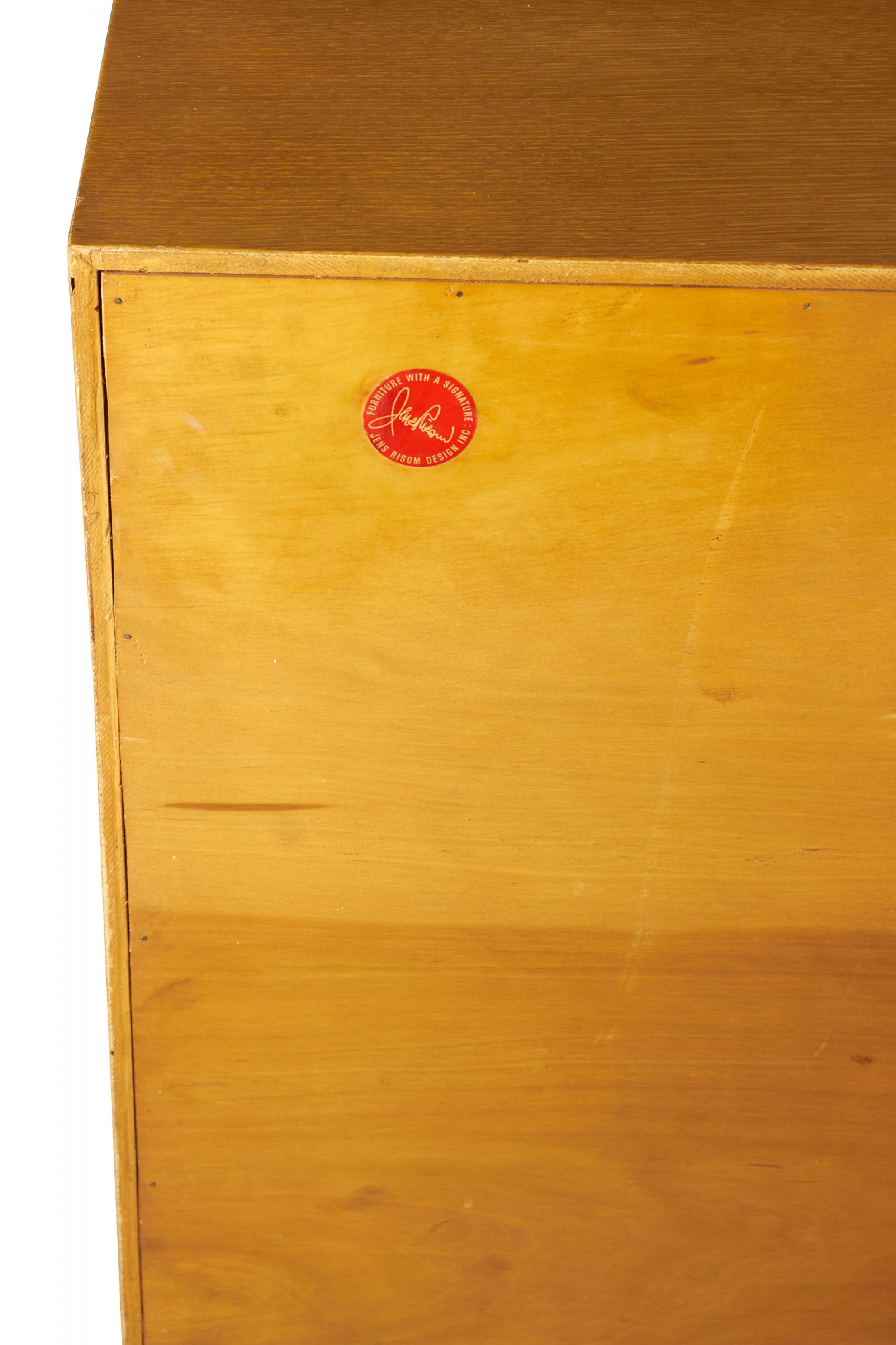 Jens Risom Danish Mid-Century Blond Oak 6-Drawer Dresser For Sale 5