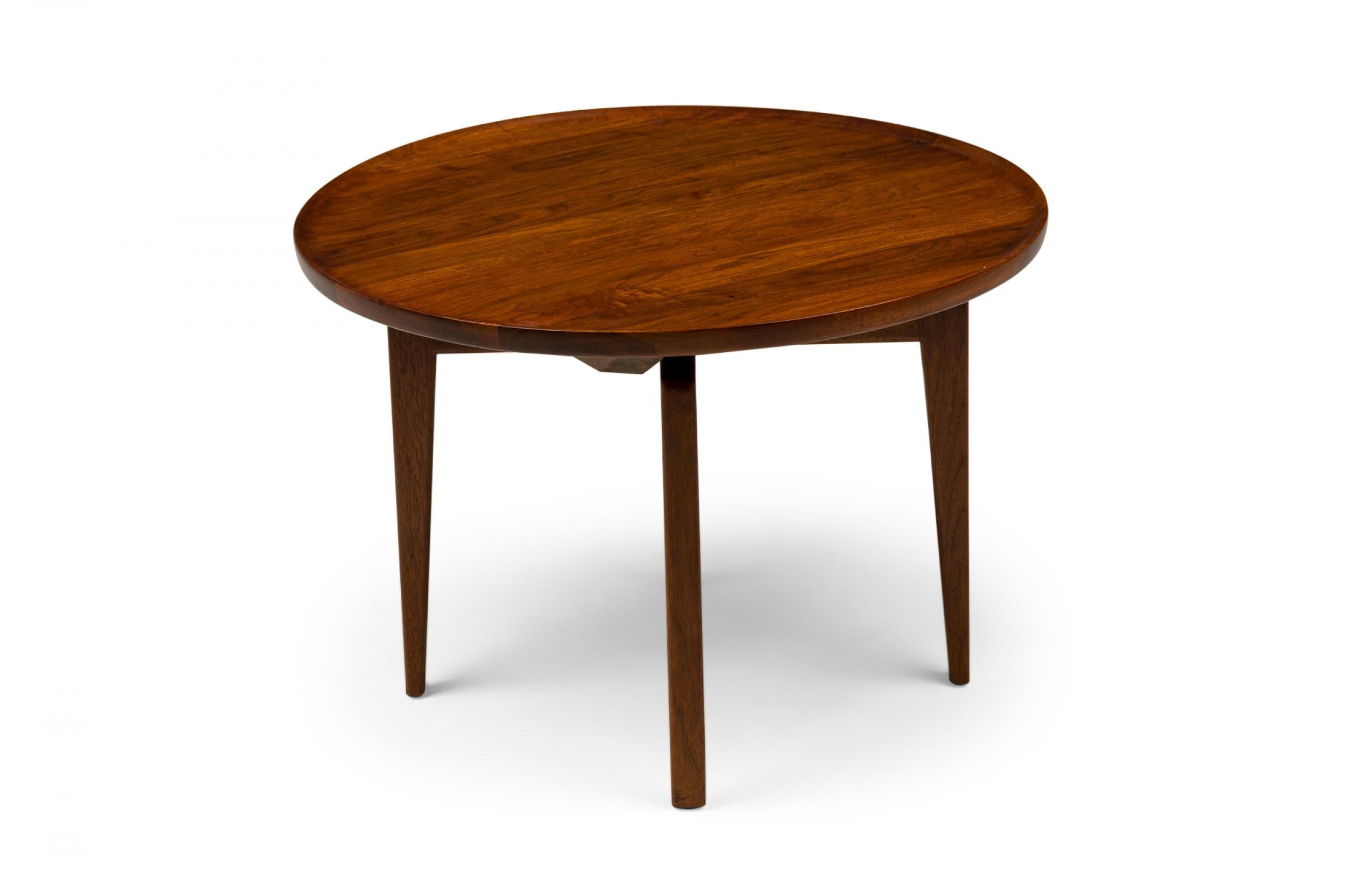 wooden lazy susan with sides