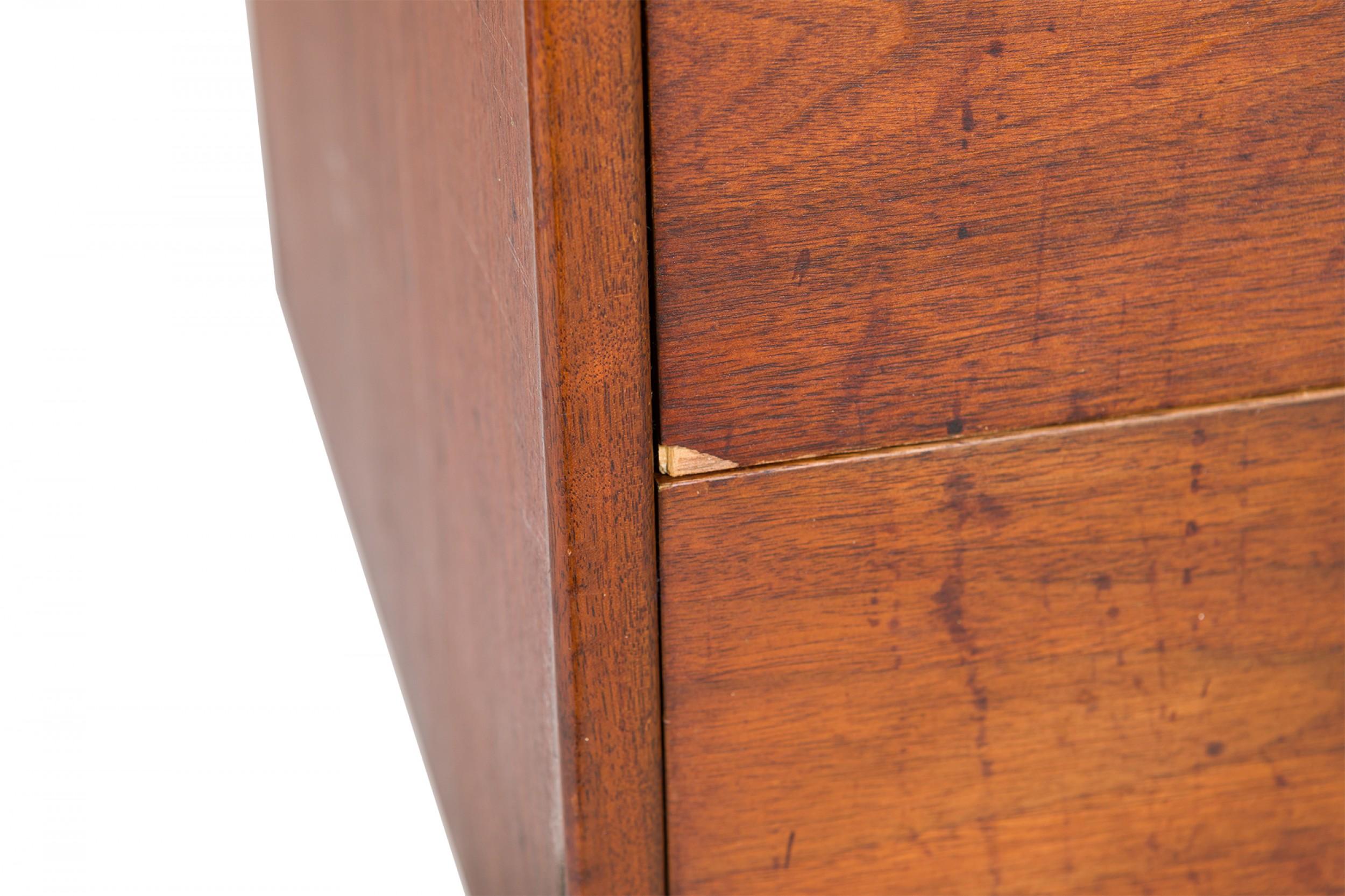 Jens Risom Danish Mid-Century Walnut 8-Drawer Dresser / Writing Desk For Sale 7