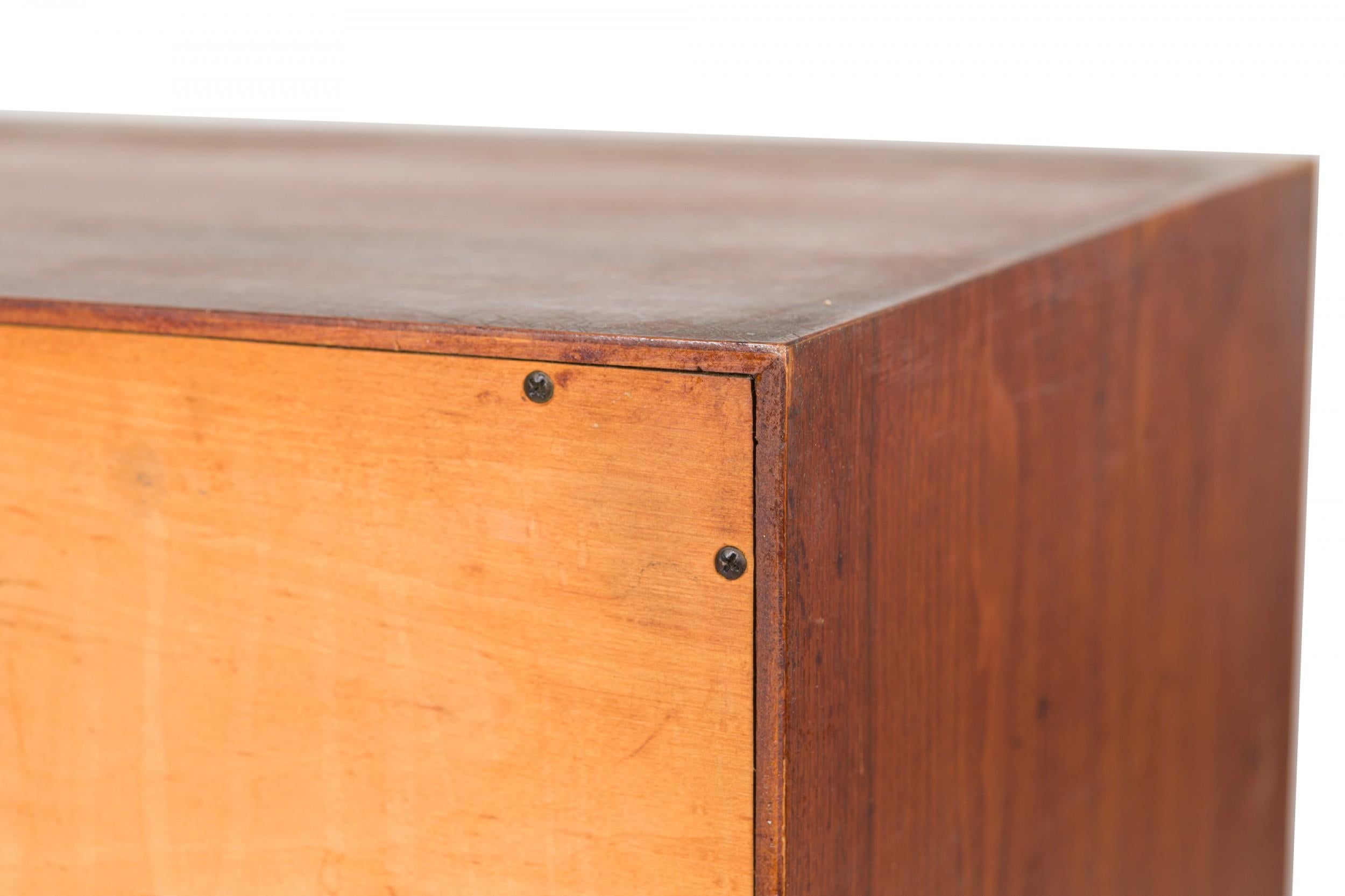 Jens Risom Danish Mid-Century Walnut 8-Drawer Dresser / Writing Desk For Sale 8