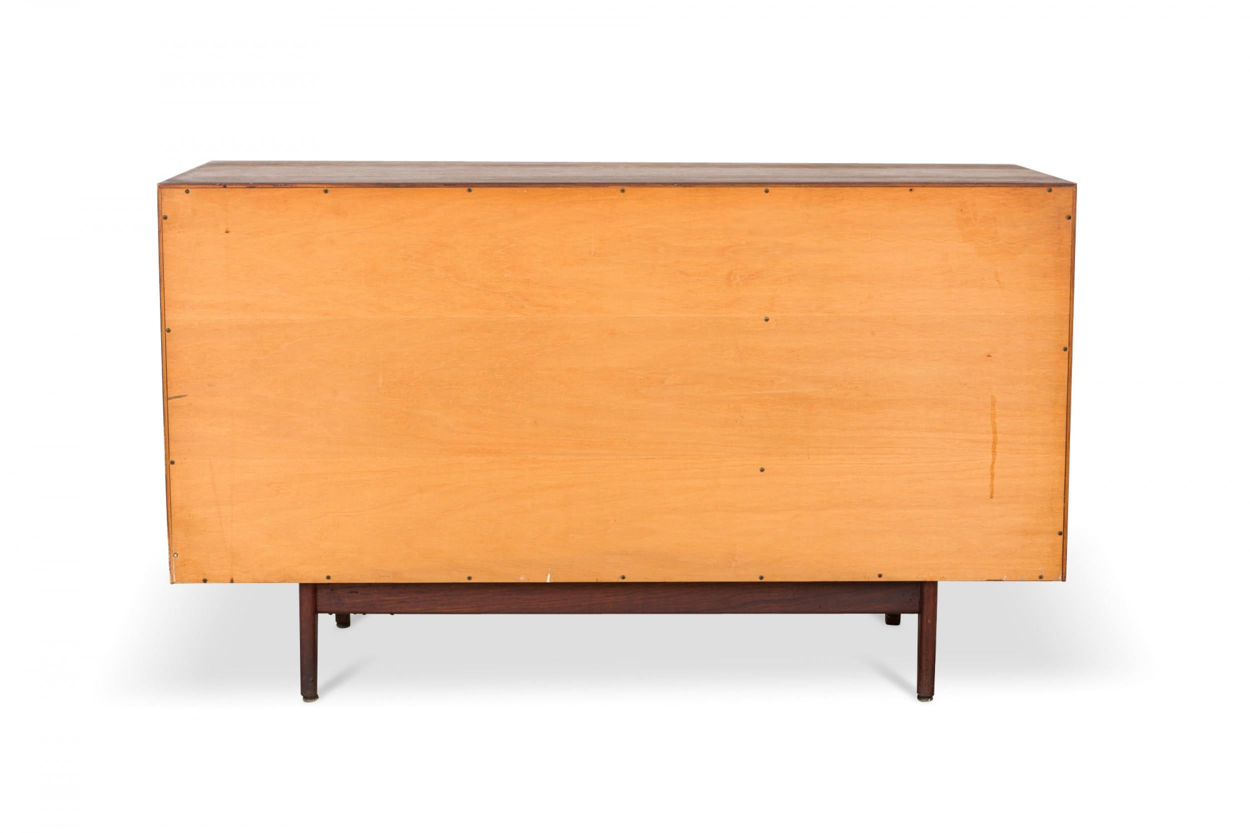Jens Risom Danish Mid-Century Walnut 8-Drawer Dresser / Writing Desk For Sale 2