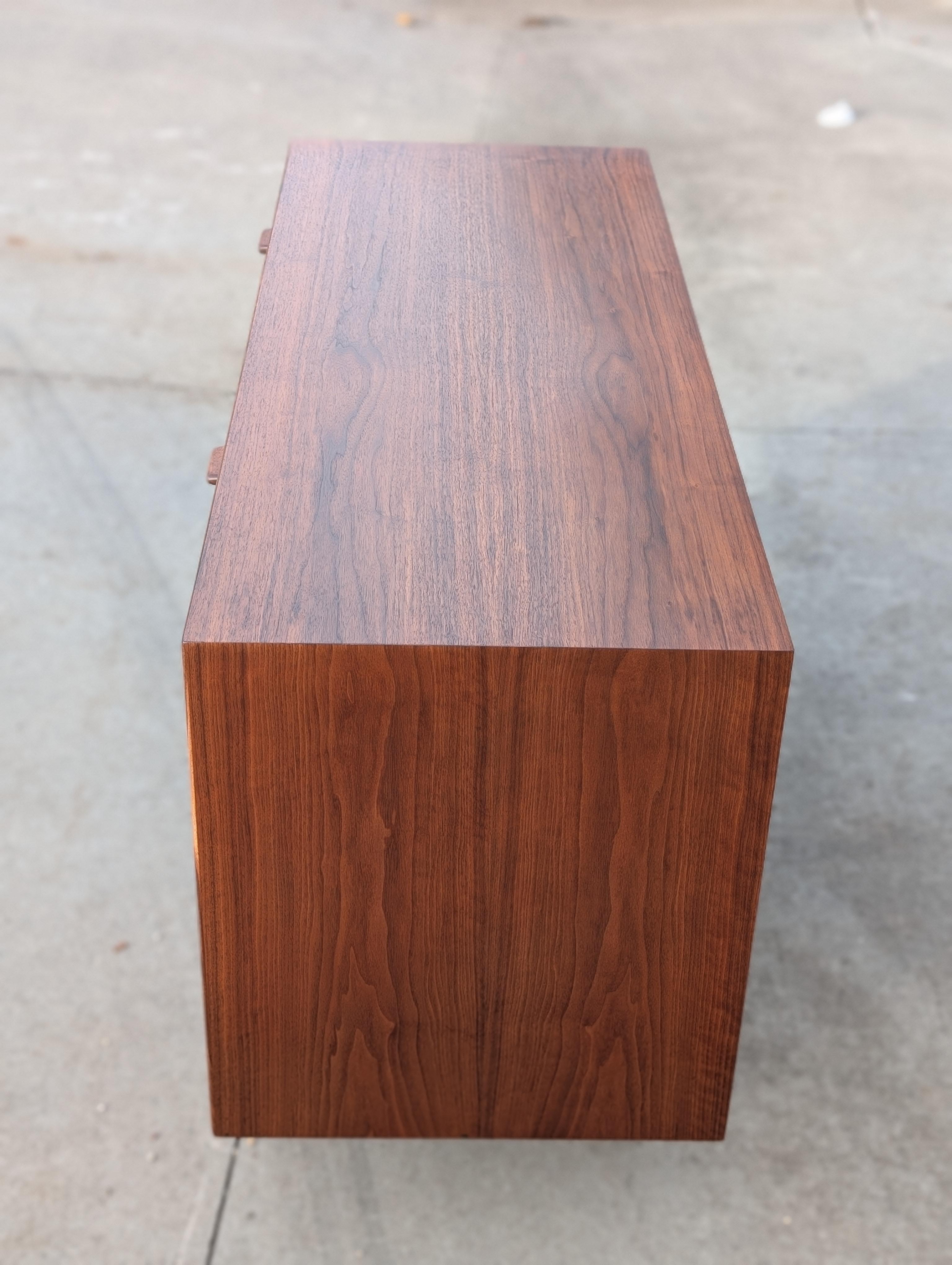 Jens Risom Danish Mid-Century Walnut Dresser For Sale 8