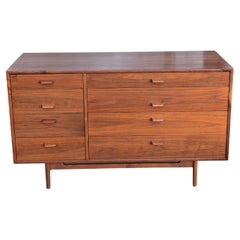 Jens Risom Danish Mid-Century Walnut Dresser