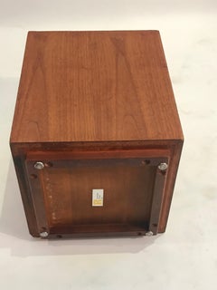 Jens Risom Design Wastebasket in Black Walnut