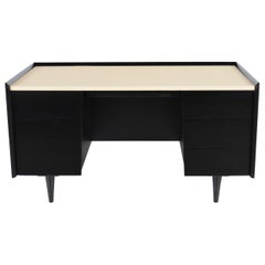 Jens Risom Desk with Edelman Leather Top