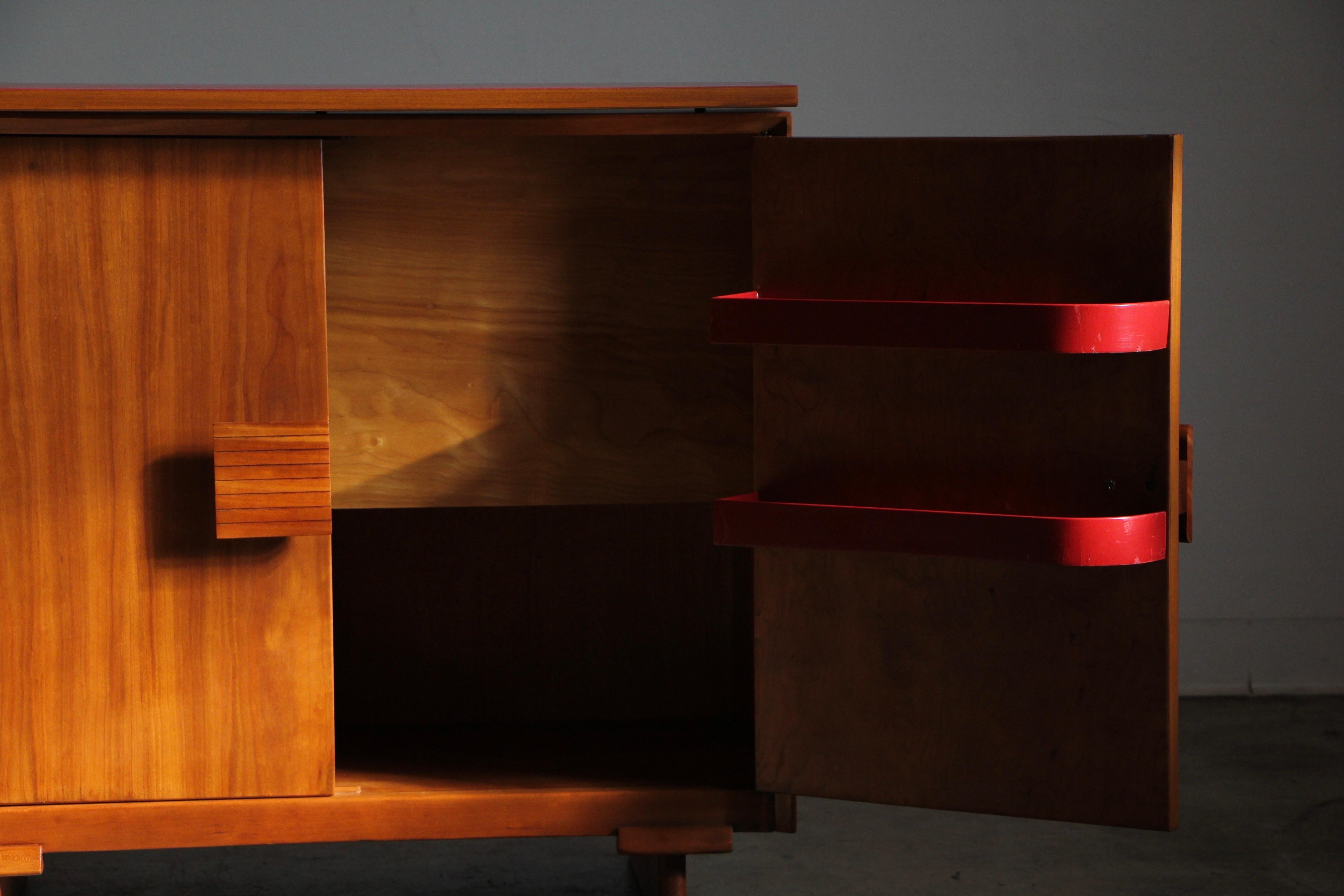 American Jens Risom Early Bar Cabinet for Knoll, 1940s