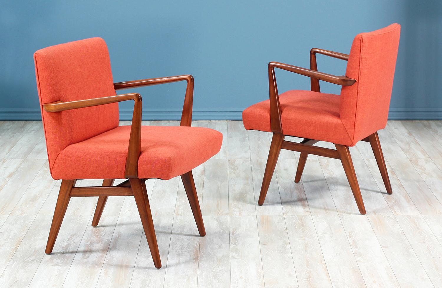 Mid-Century Modern Jens Risom Easy Chairs for Knoll
