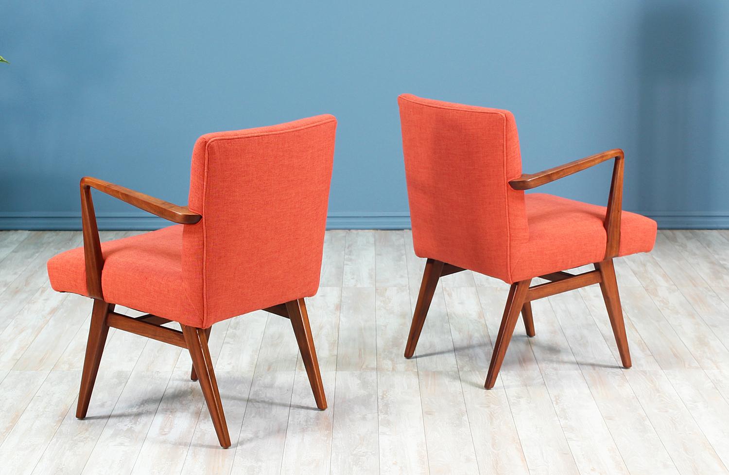 Mid-20th Century Jens Risom Easy Chairs for Knoll