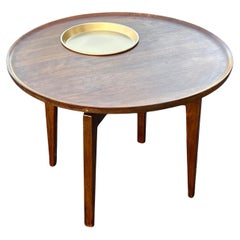 Jens Risom End Table With Rotating Top And Insert Ca' 1960's