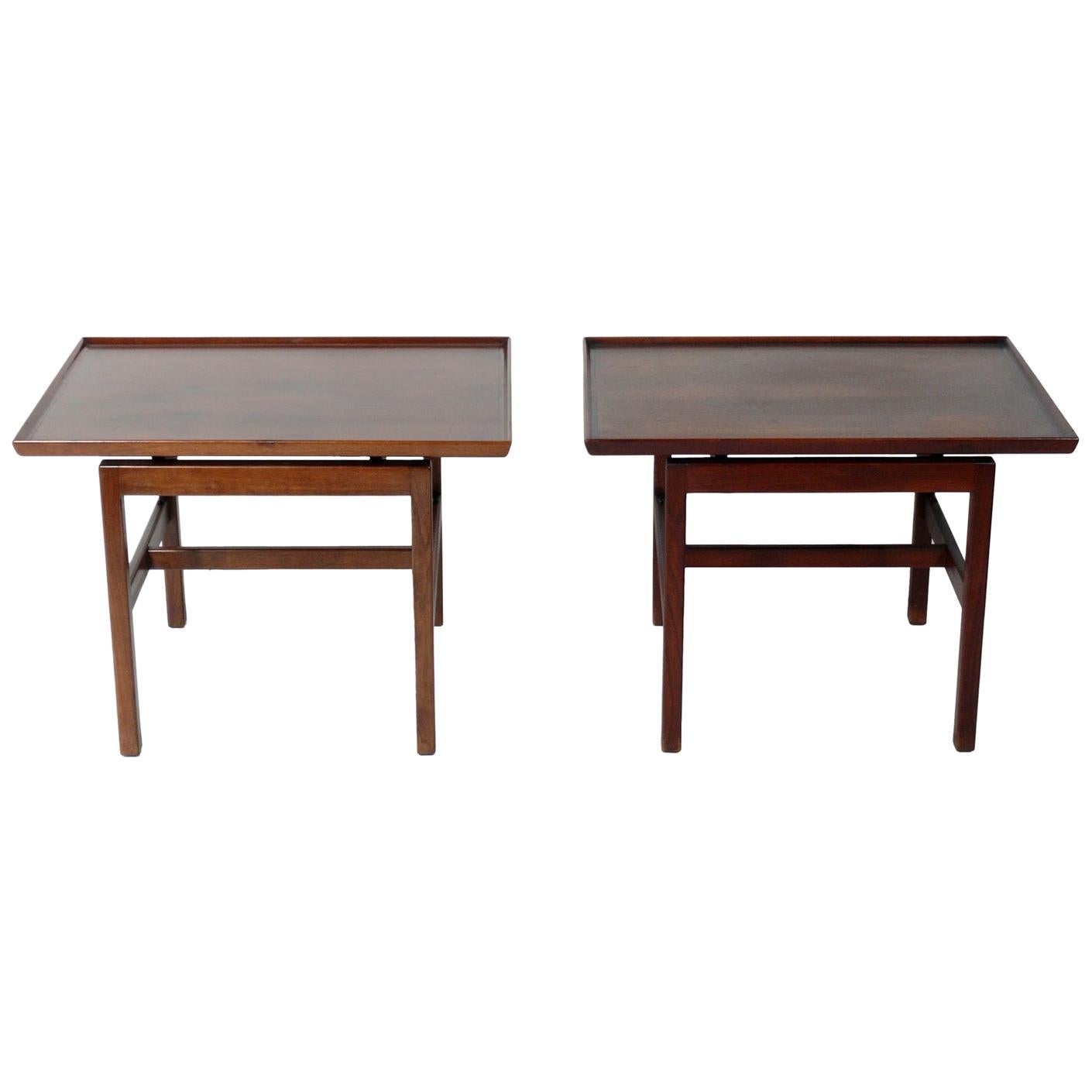 Jens Risom End Tables or Night Stands