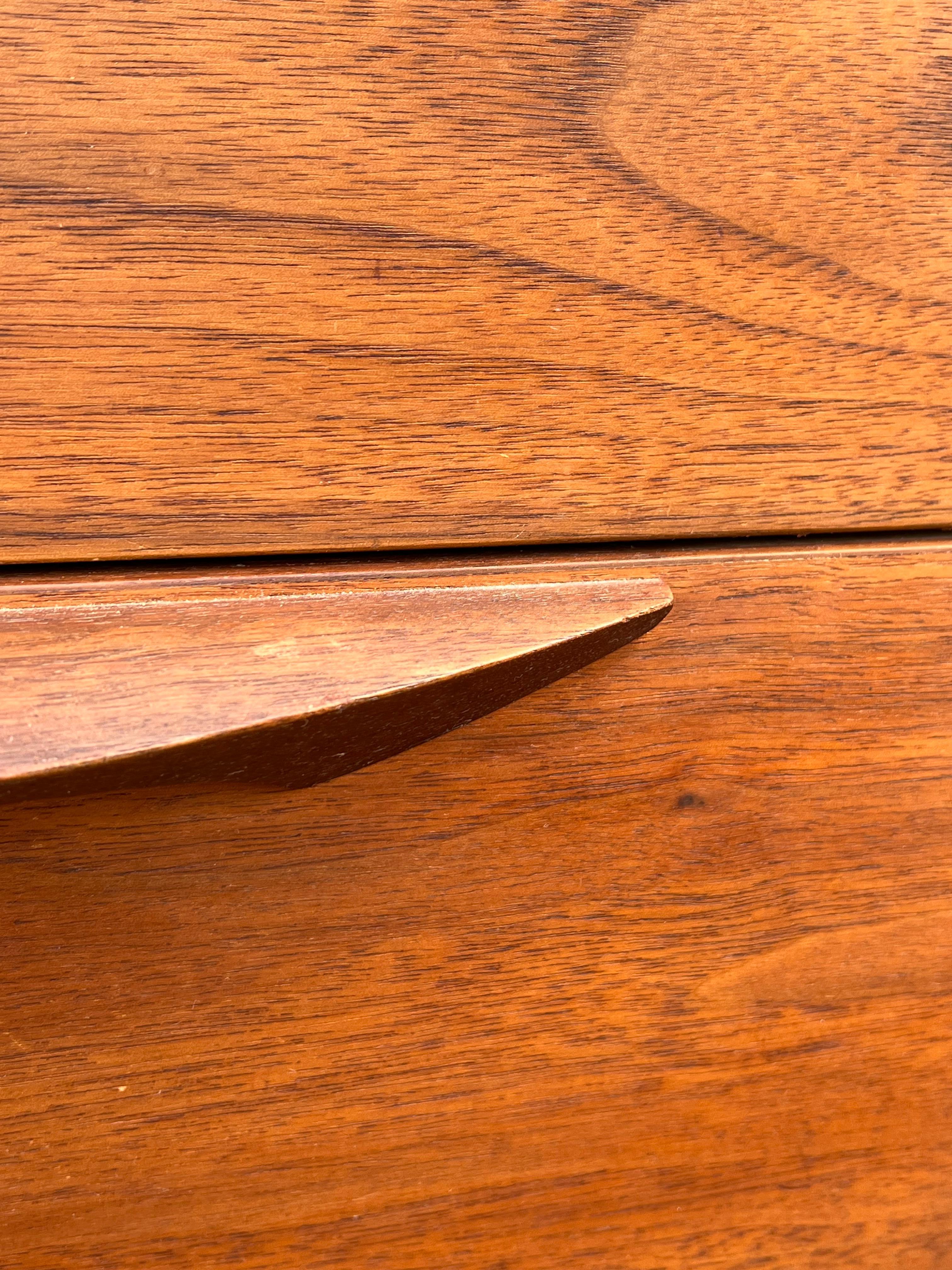 Mid-Century Modern Jens Risom Filing Cabinet in Walnut