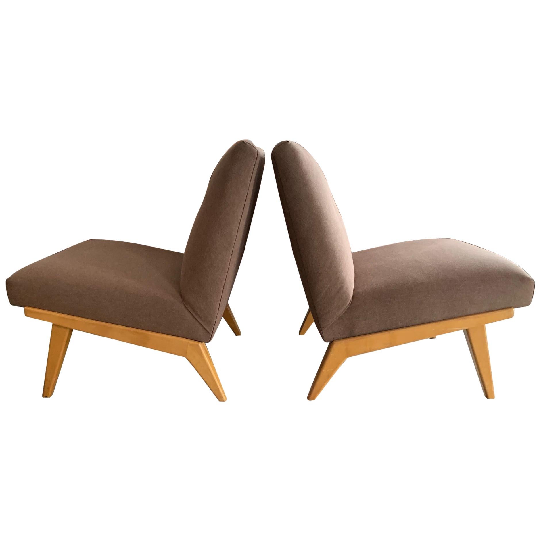 Jens Risom for Knoll Early Slipper Chairs