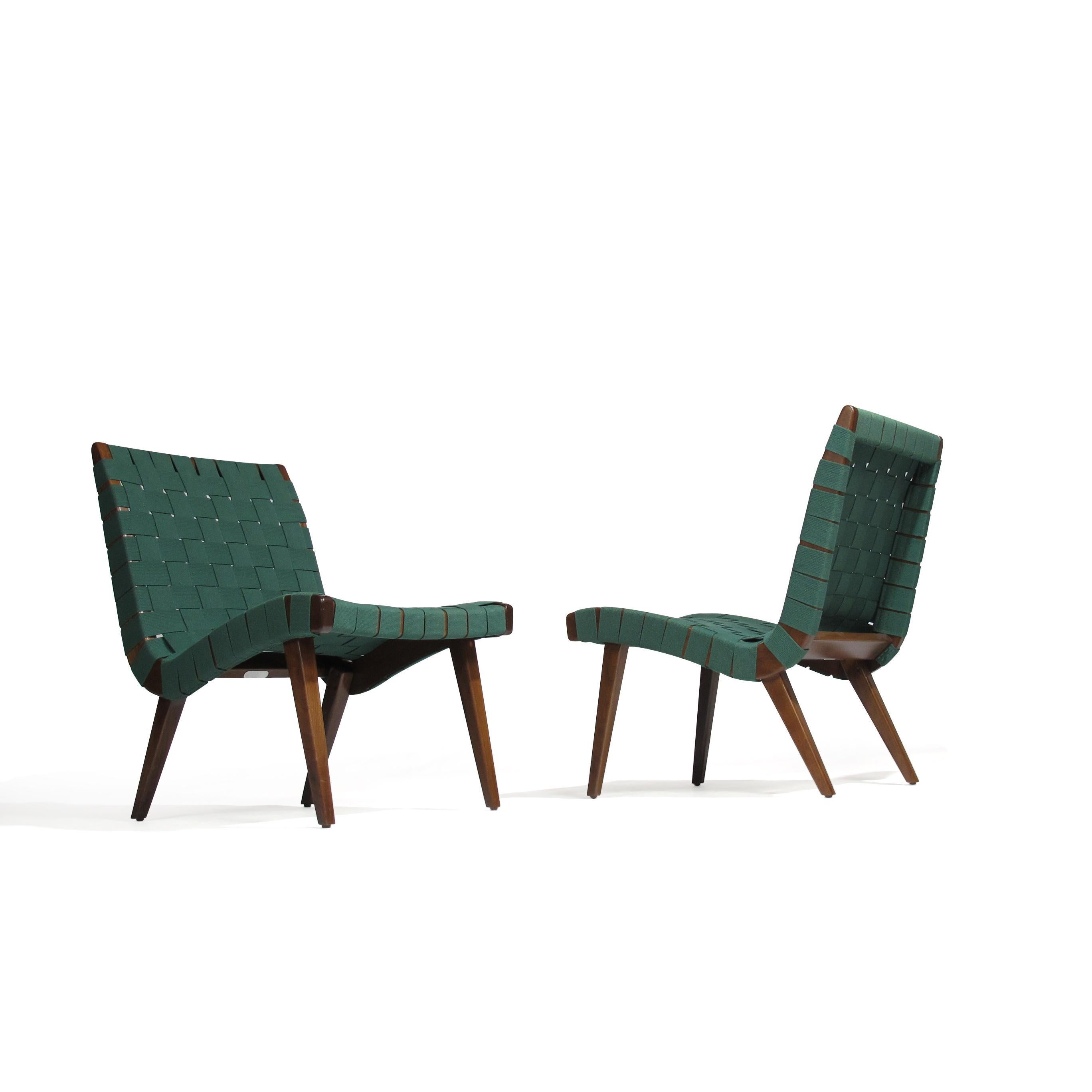 Mid-Century Modern Jens Risom for Knoll Studio Lounge Chairs
