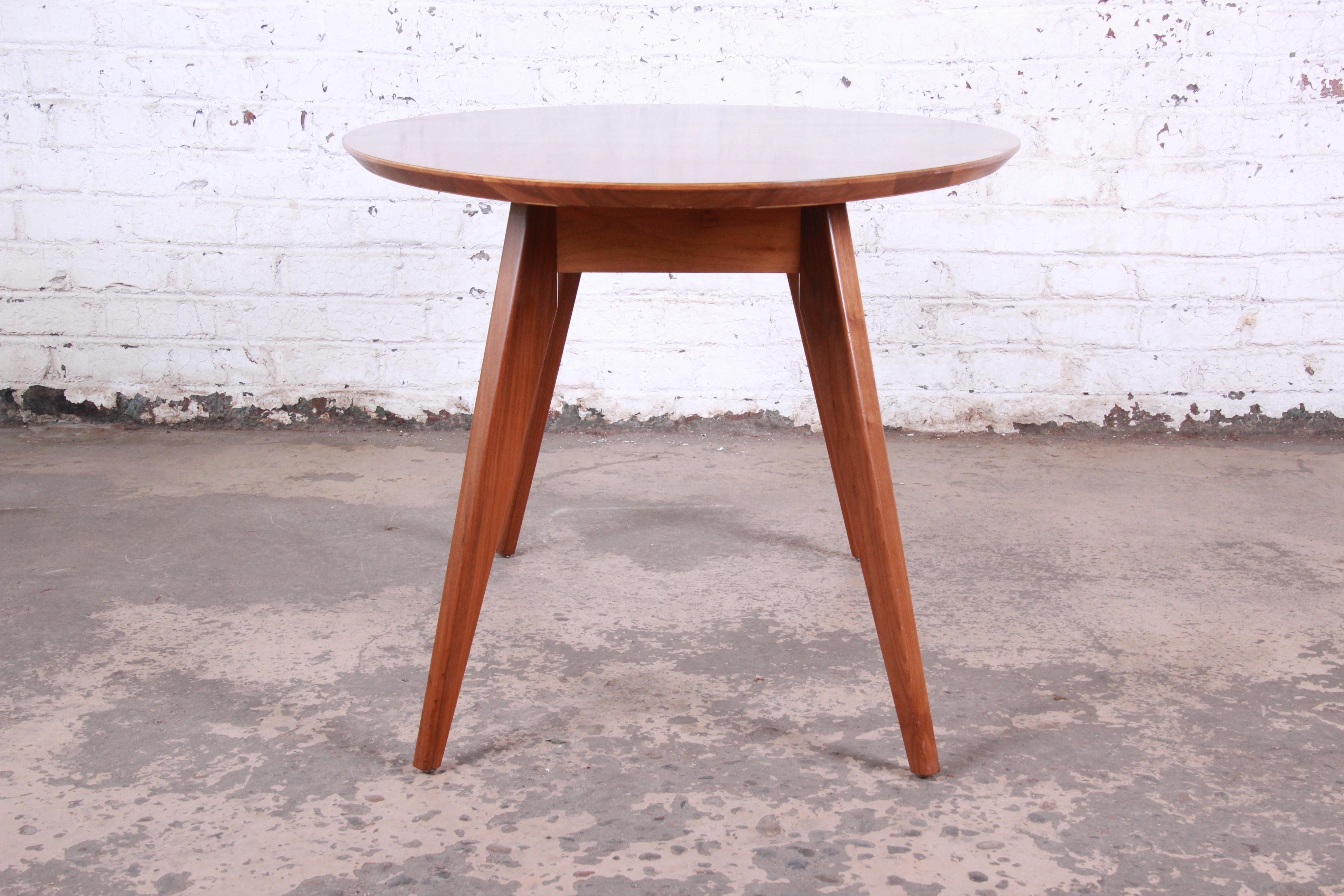 Jens Risom for Knoll Walnut Elliptical Dining or Game Table 2