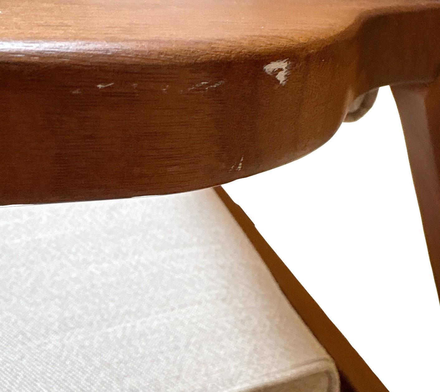 Chaise longue en noyer 