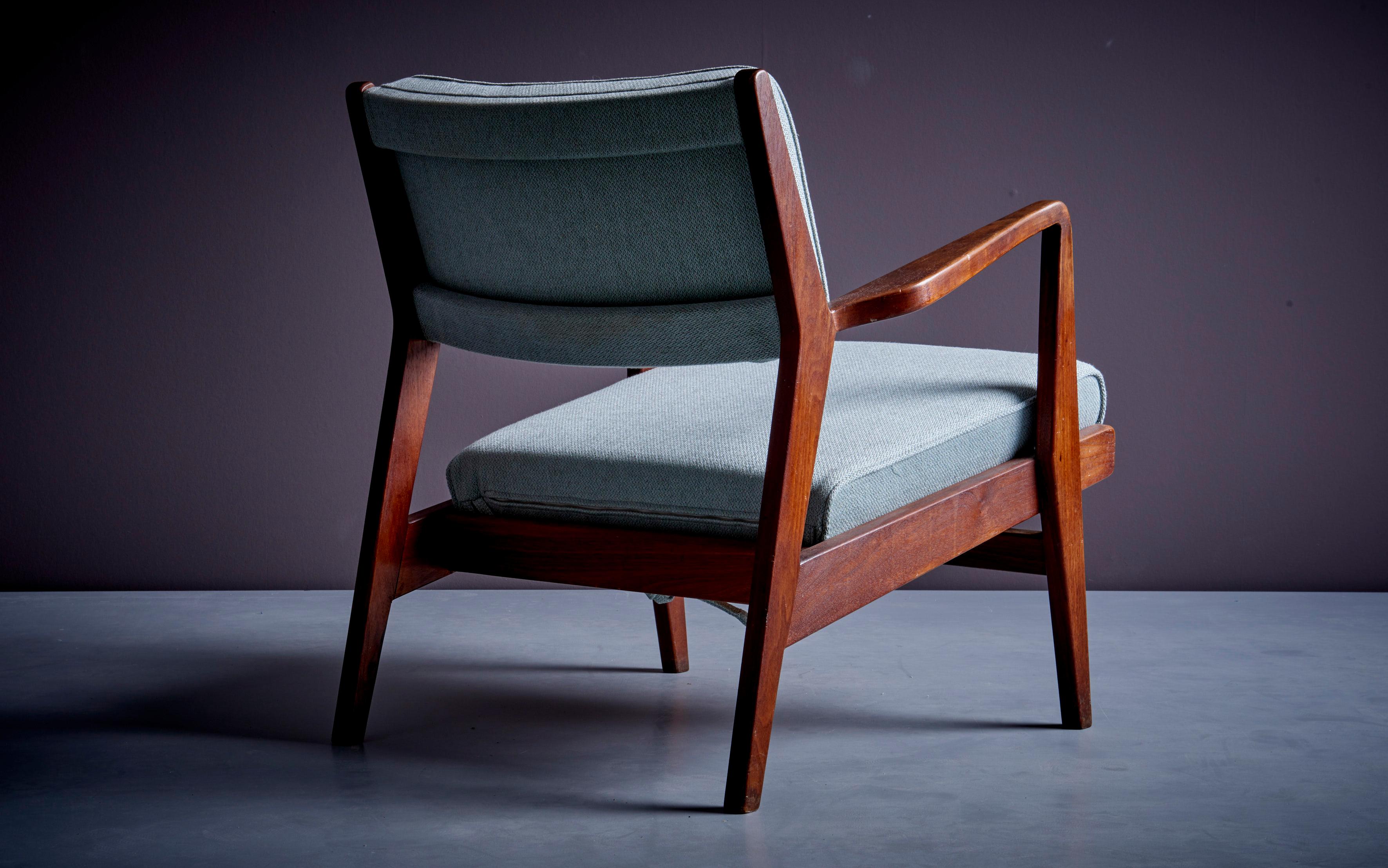 Mid-20th Century Jens Risom Lounge Chair U-430 for Risom Inc., USA, 1950s For Sale