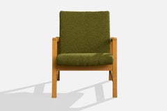 Jens Risom, Sedia da salotto, Wood, Fabrice, USA, anni '50