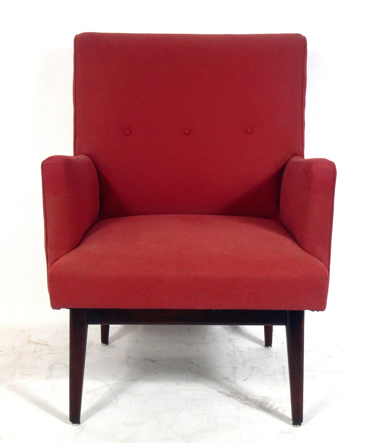 Mid-Century Modern Jens Risom Lounge Chairs For Sale