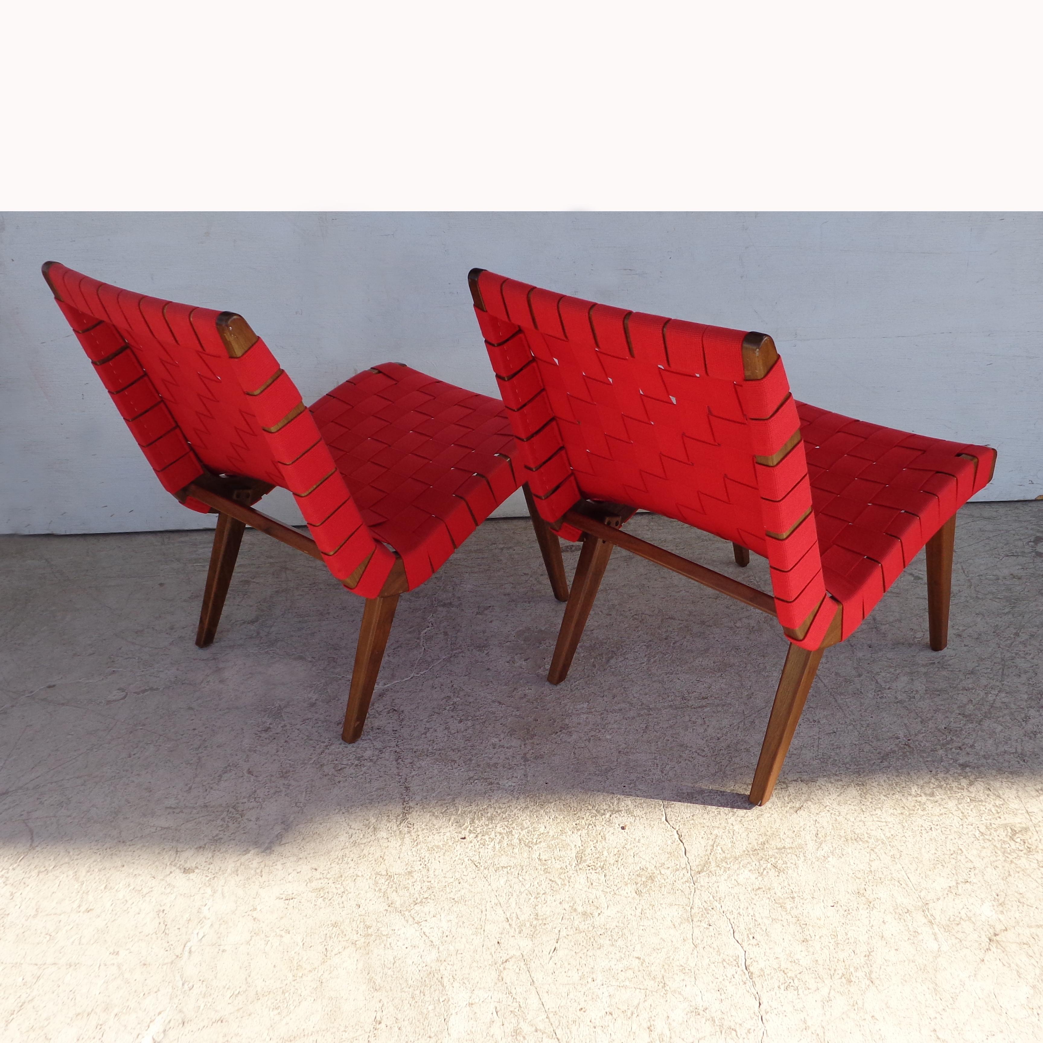Jens Risom Lounge Chairs In Good Condition In Pasadena, TX