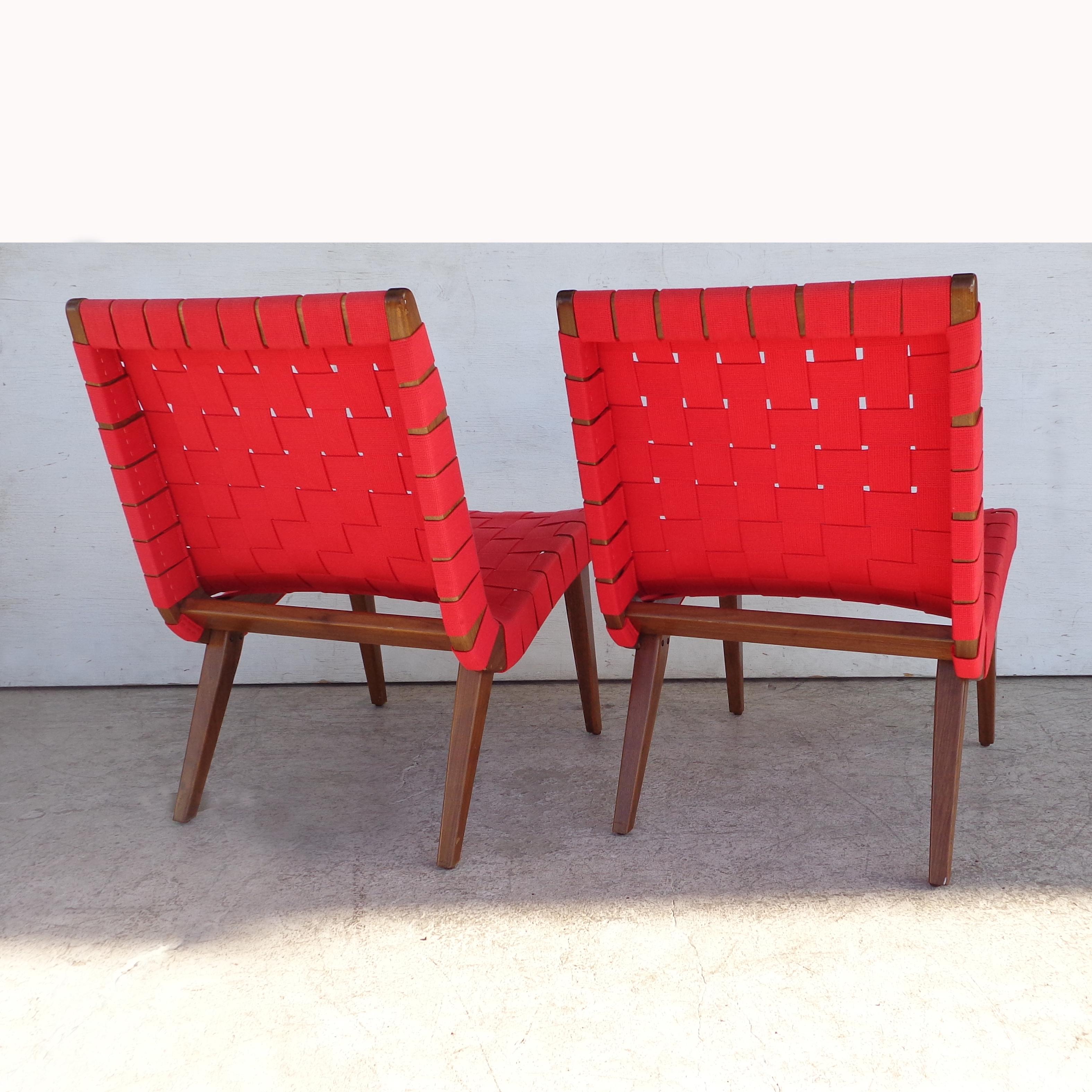 Contemporary Jens Risom Lounge Chairs