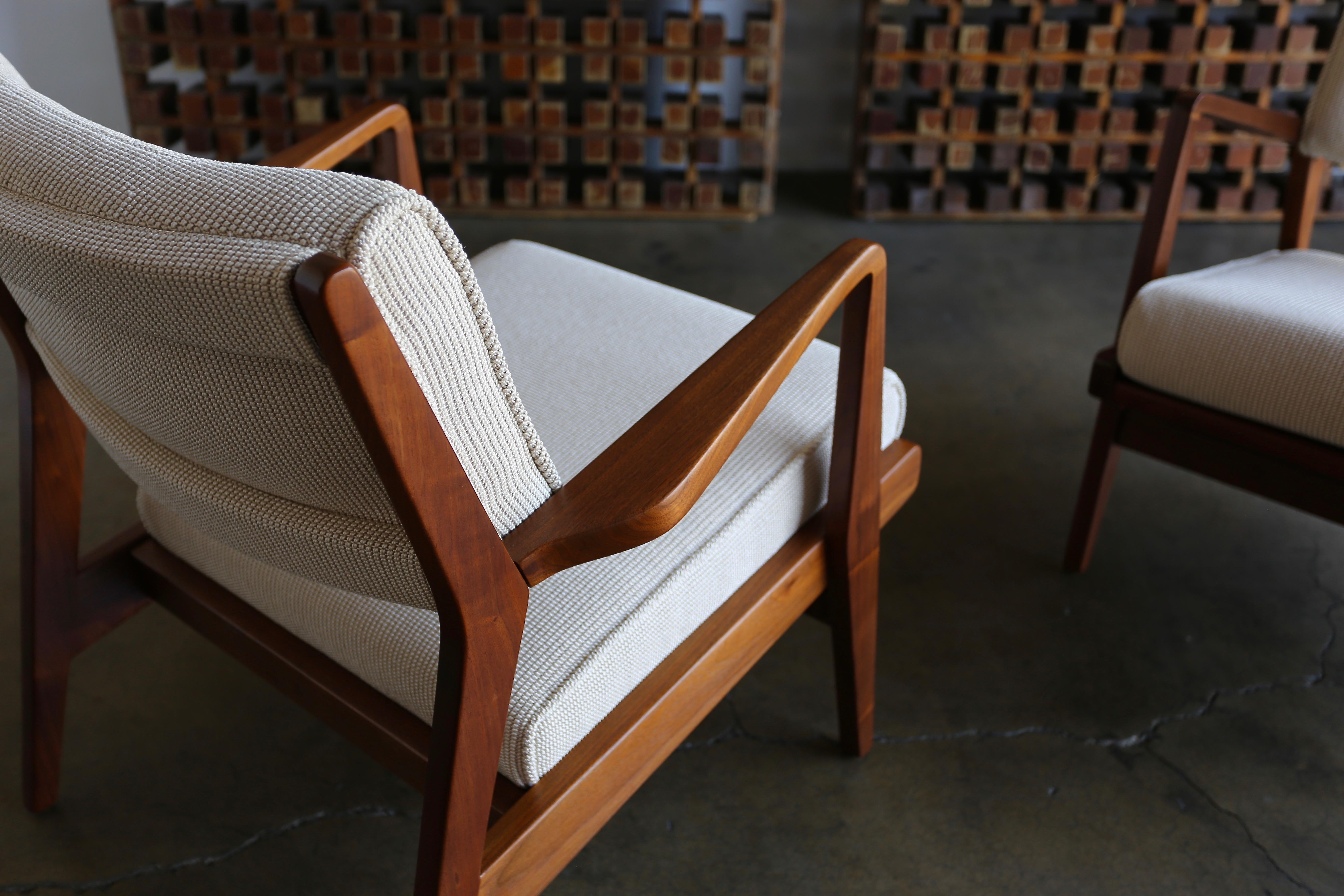 20th Century Jens Risom Lounge Chairs