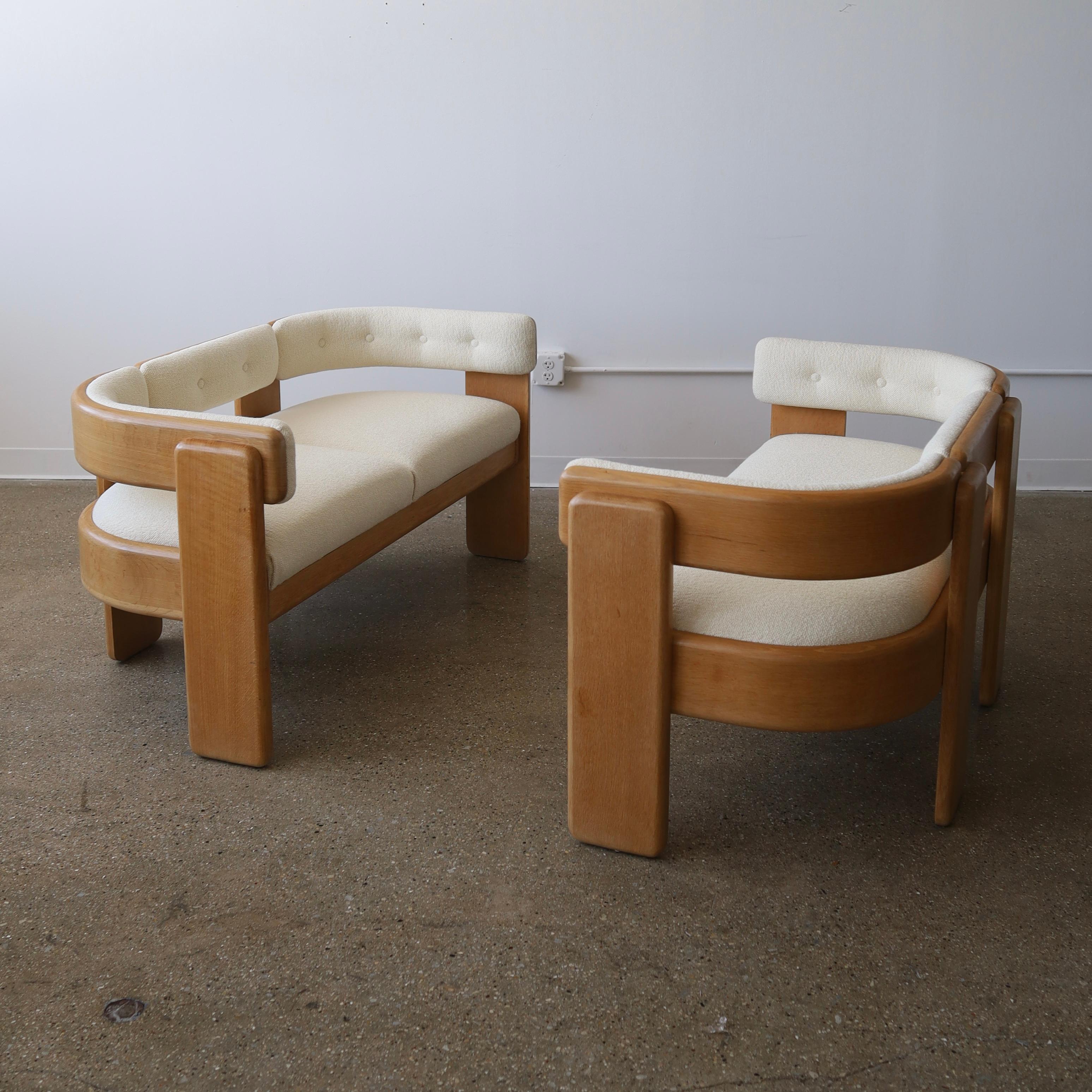 American Jens Risom Loveseats, a pair For Sale