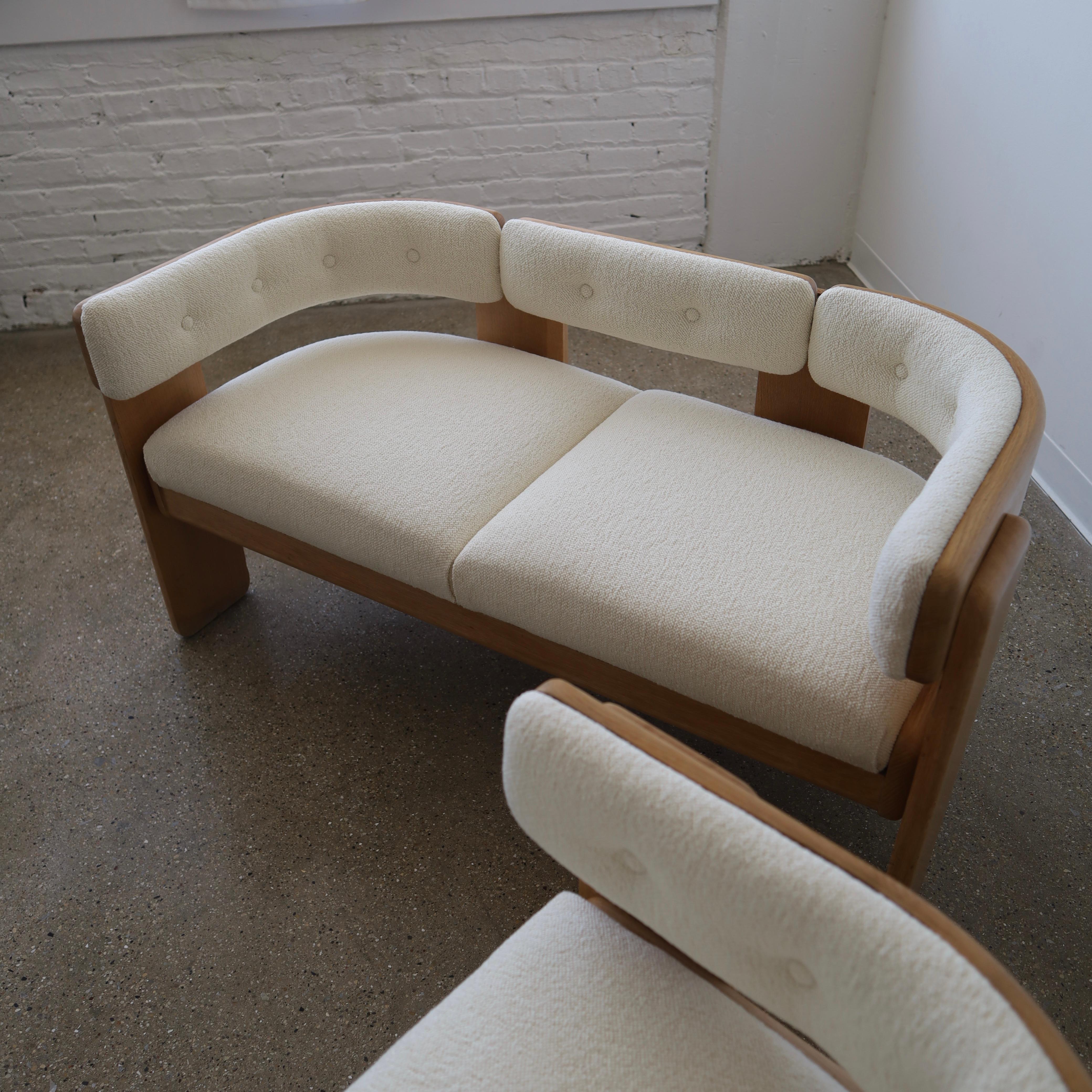 Jens Risom Loveseats, a pair In Good Condition For Sale In Chicago, IL