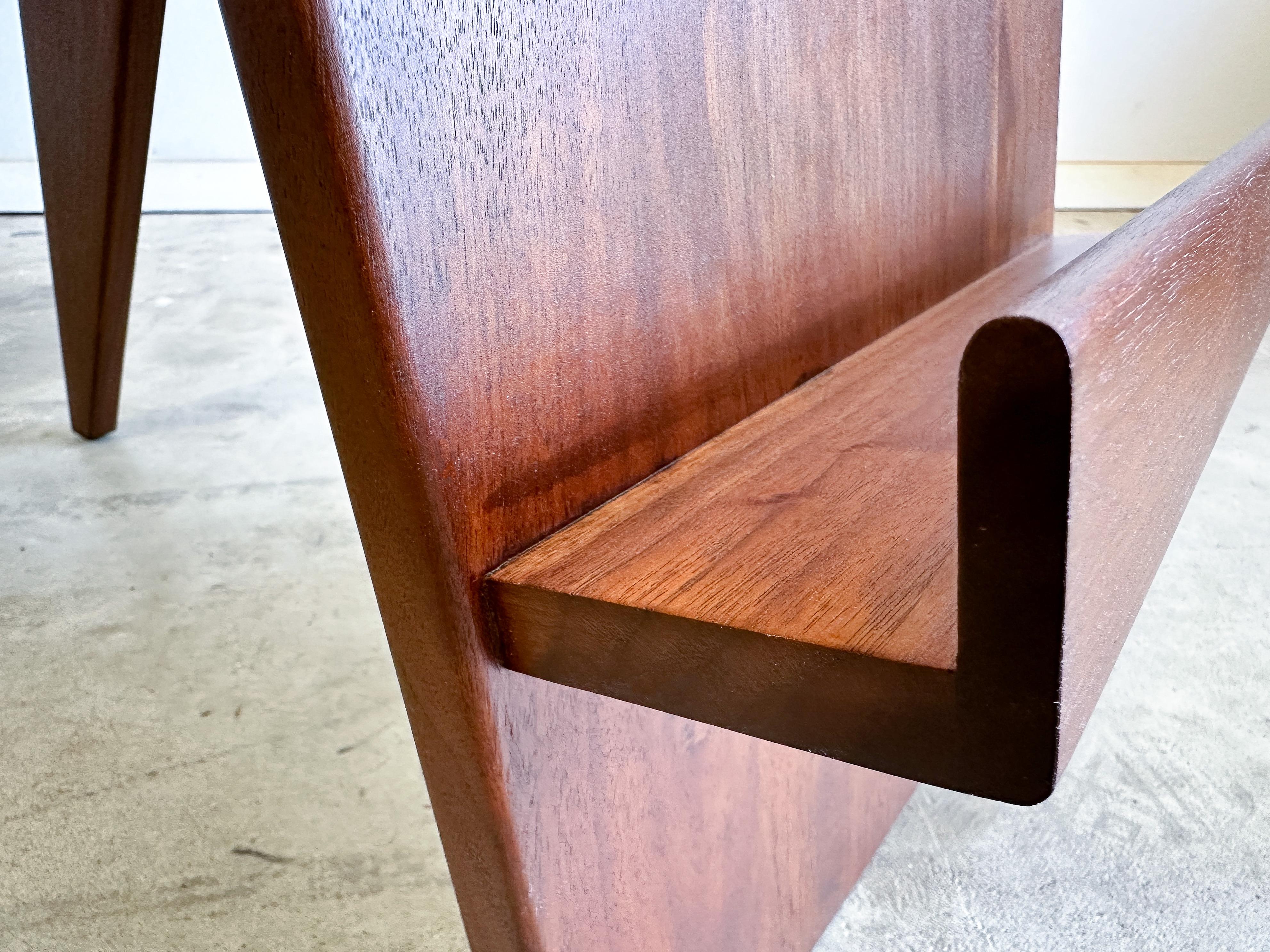 Jens Risom Magazine Side Table, Model T539, USA, 1940s 3