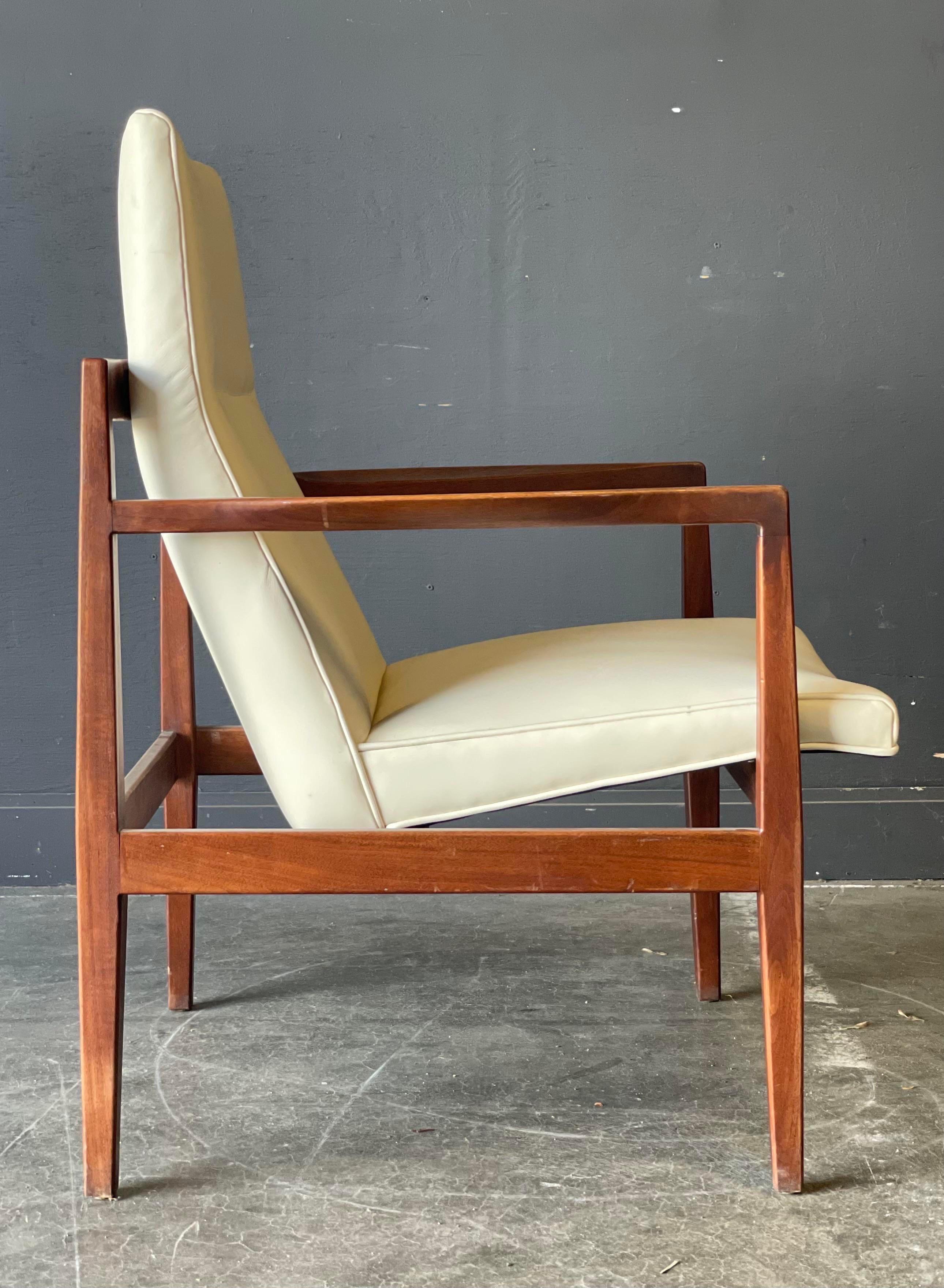 Mid-Century Modern Jens Risom Mid Century Arm Chair For Sale