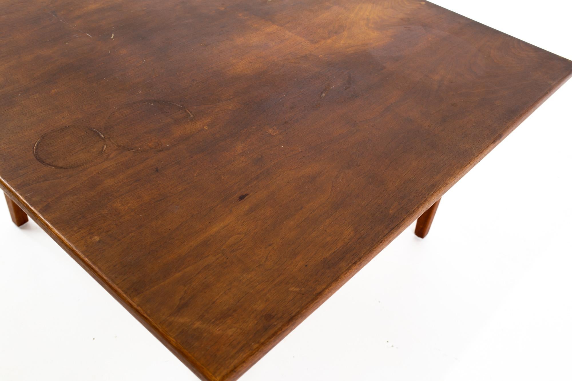 Mid-20th Century Jens Risom Mid Century Coffee Table For Sale
