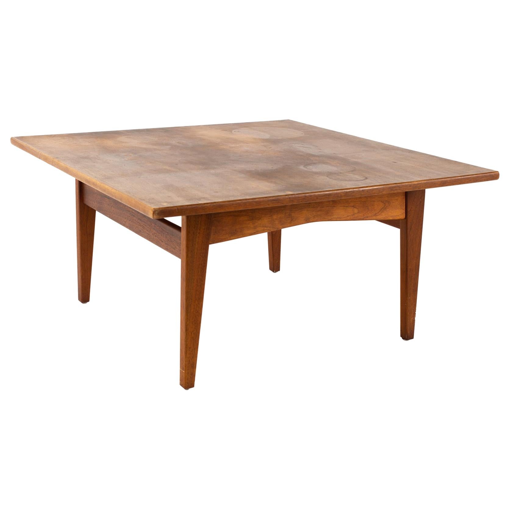Jens Risom Mid Century Coffee Table For Sale