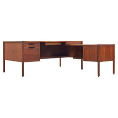 Vintage Jens Risom Mid Century Corner Desk