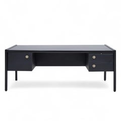 Jens Risom Mid Century Ebonized Walnut Desk