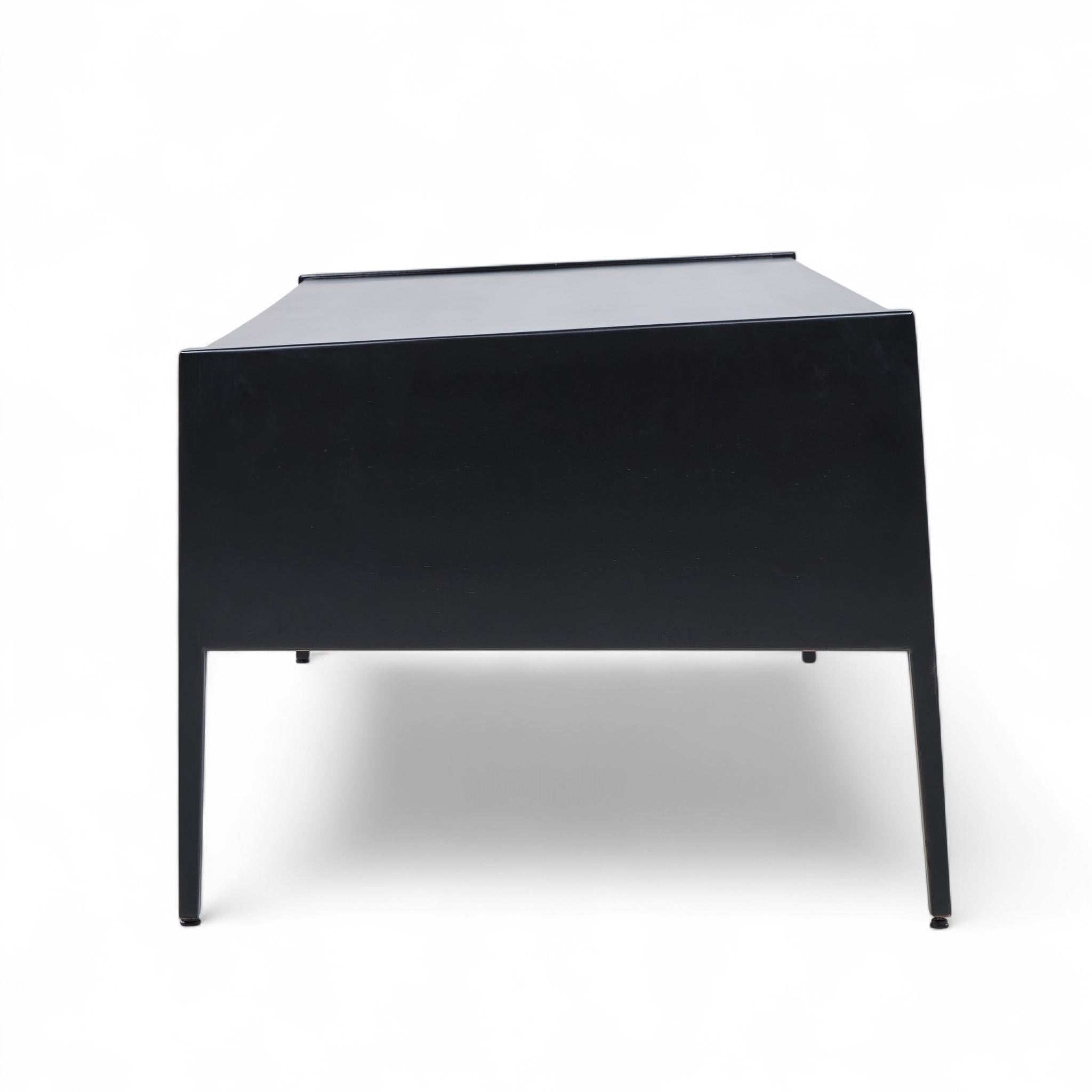 Jens Risom Mid Century Ebonized Walnut Desk (amerikanisch) im Angebot