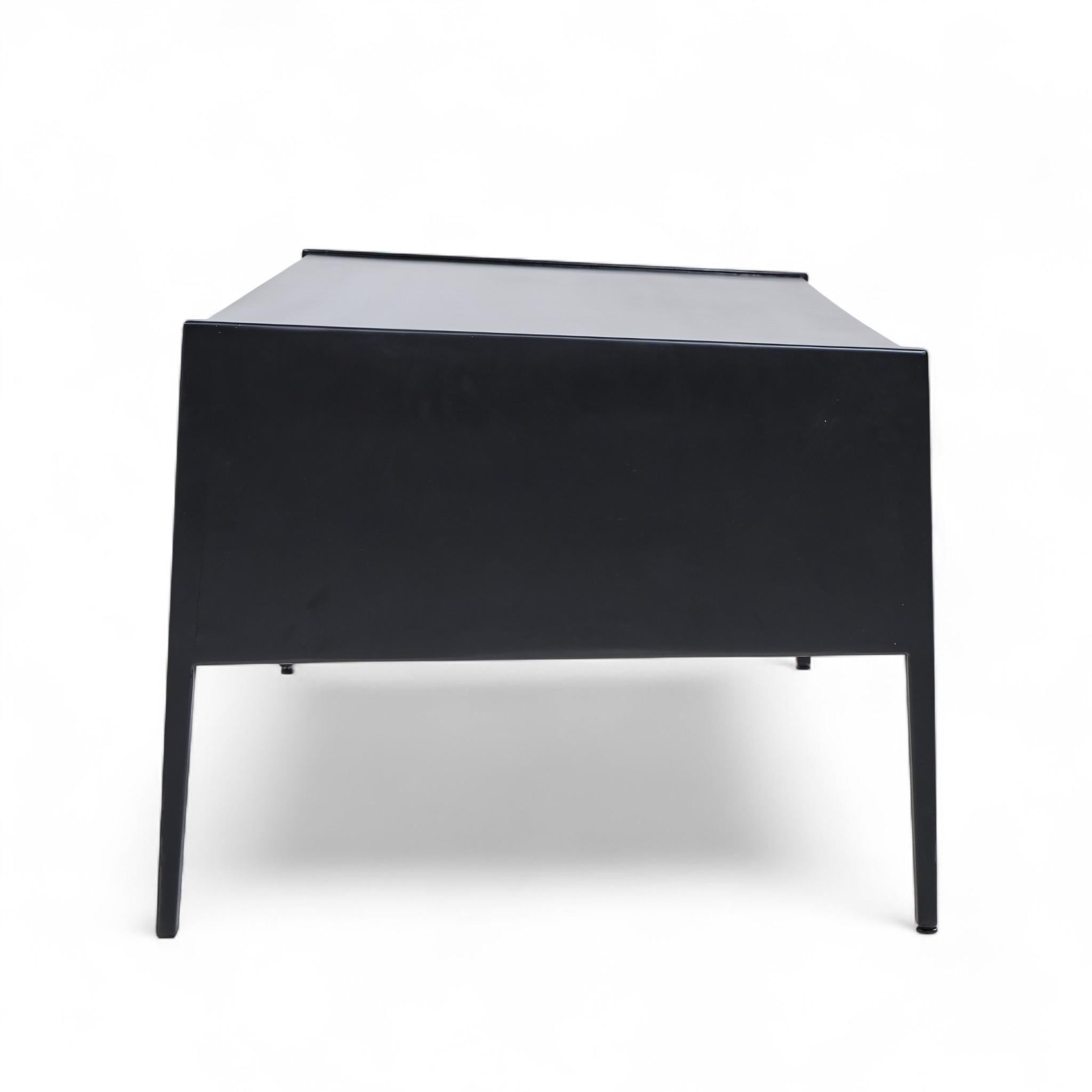 Jens Risom Mid Century Ebonized Walnut Desk im Zustand „Gut“ im Angebot in Franklin Park, IL