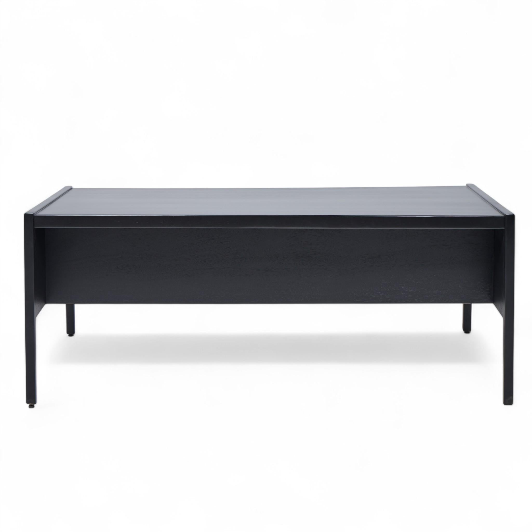 Jens Risom Mid Century Ebonized Walnut Desk im Angebot 1