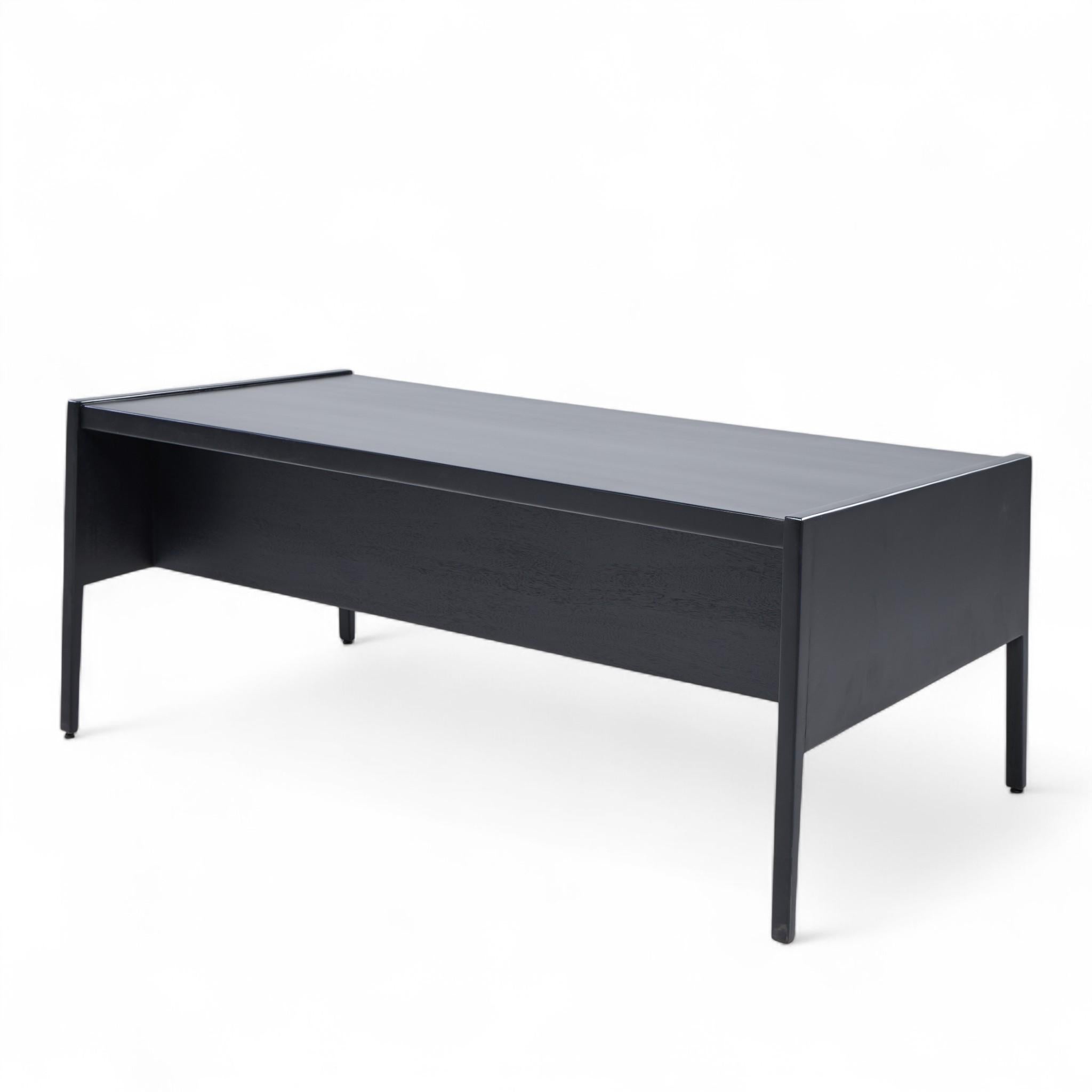 Jens Risom Mid Century Ebonized Walnut Desk im Angebot 2
