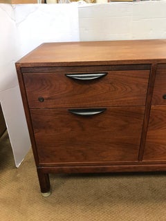 Jens Risom Midcentury Four-Drawer Filing Cabinet Chest