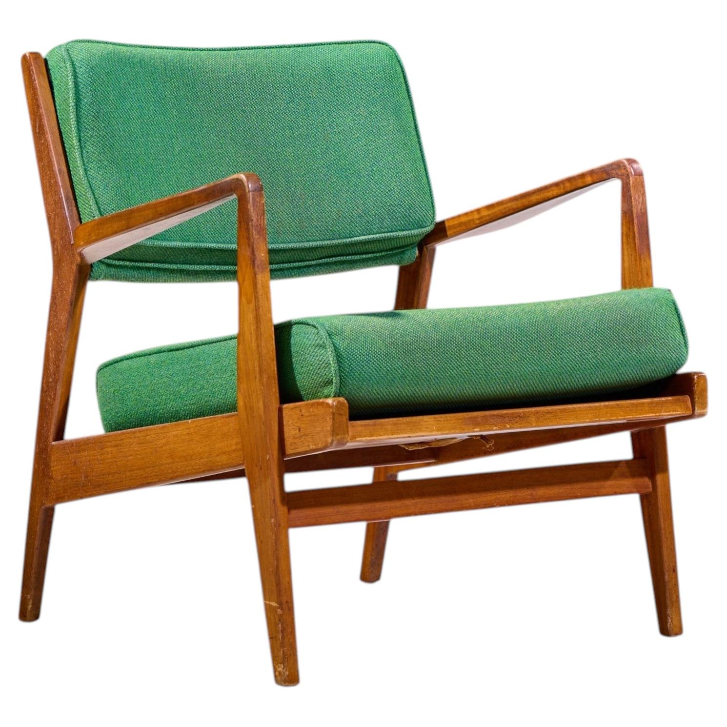Jens Risom Mid Century Lounge Chair For Sale
