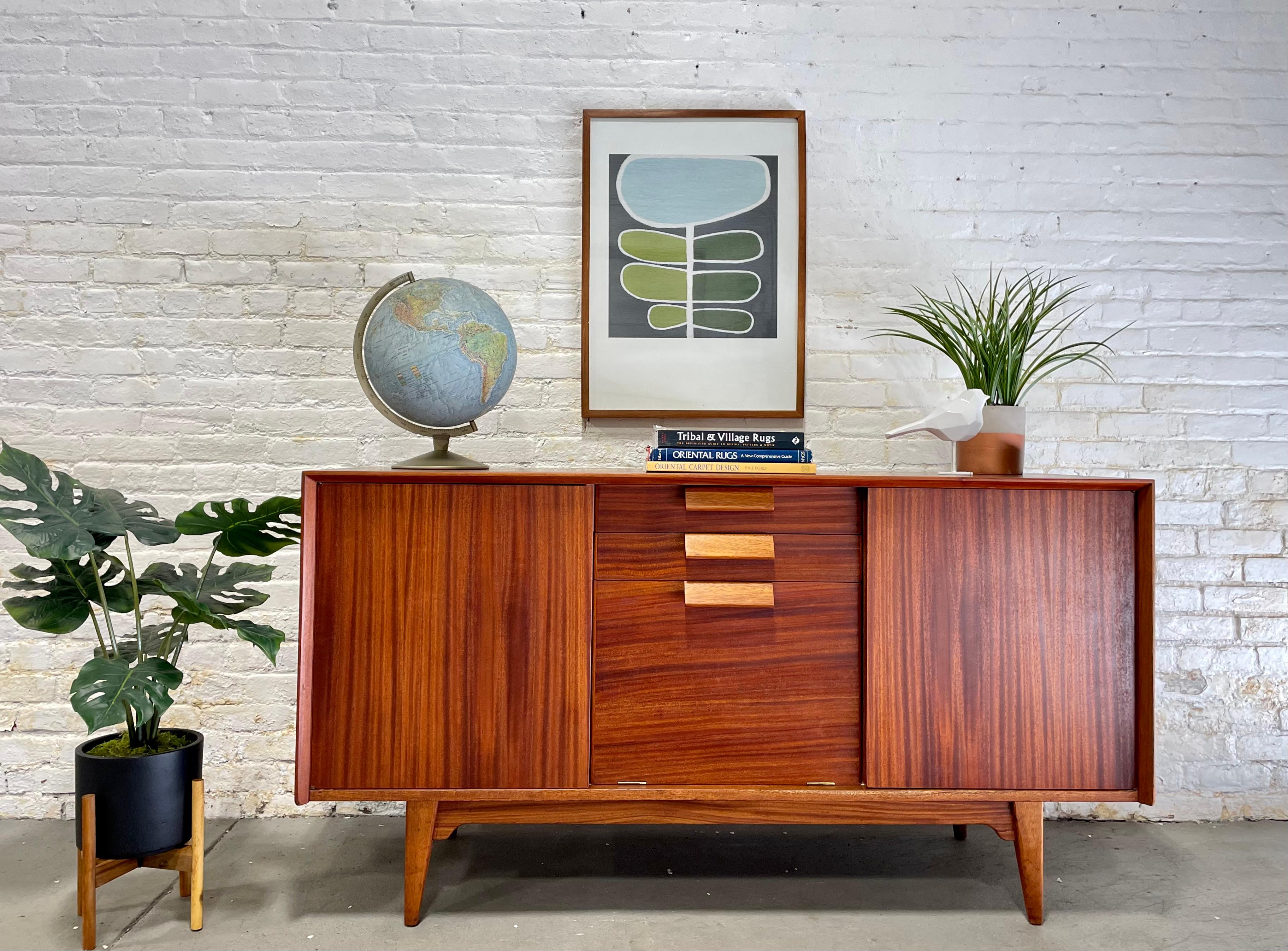 Mid-Century Modern Jens RISOM Mid Century Modern CREDENZA / Media Stand / SIDEBOARD, c. 1960's For Sale