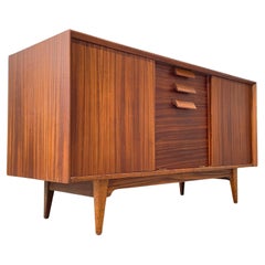 Used Jens RISOM Mid Century Modern CREDENZA / Media Stand / SIDEBOARD, c. 1960's