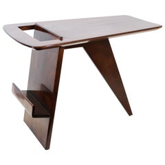 Jens Risom Mid-Century Modern Walnut Magazine Table